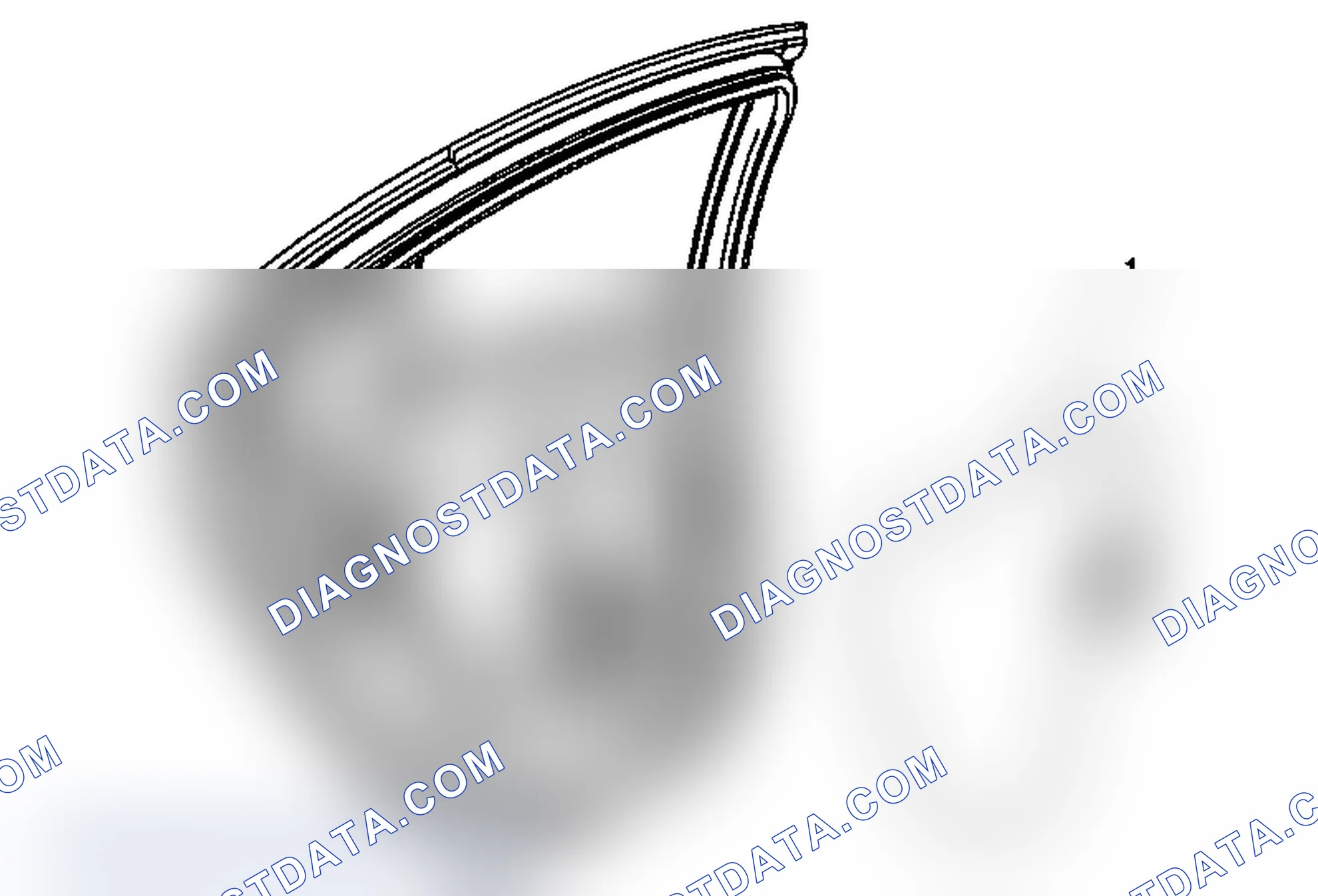 Scheme 56: Rear Side Door Water Deflector Replacement