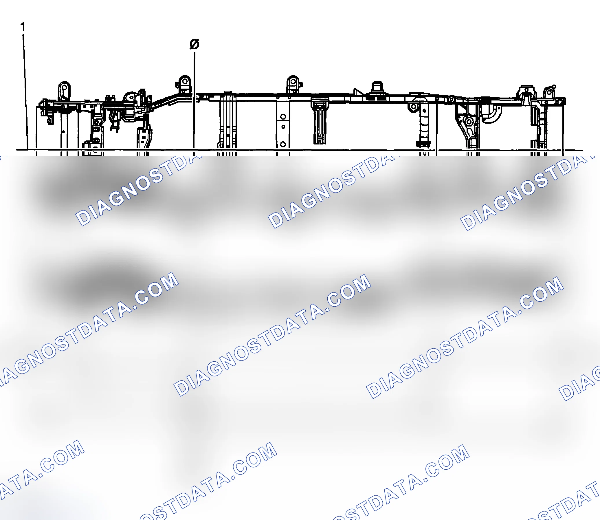 Scheme 5: Dimensions - Frame (2500 Suburban/Yukon XL/Avalanche 2WD)