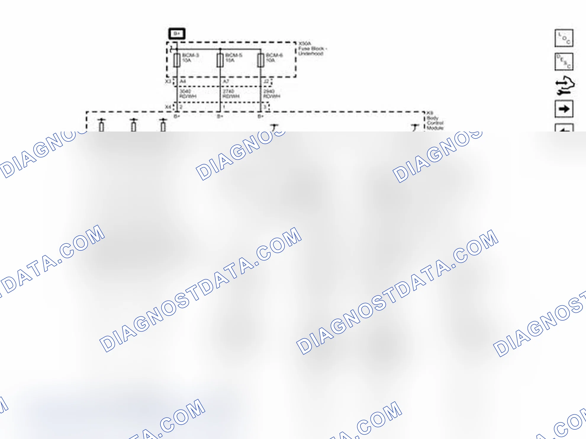 Scheme 5: Turn Signal Controls and Front Turn Signal Lamps Wiring Schematics