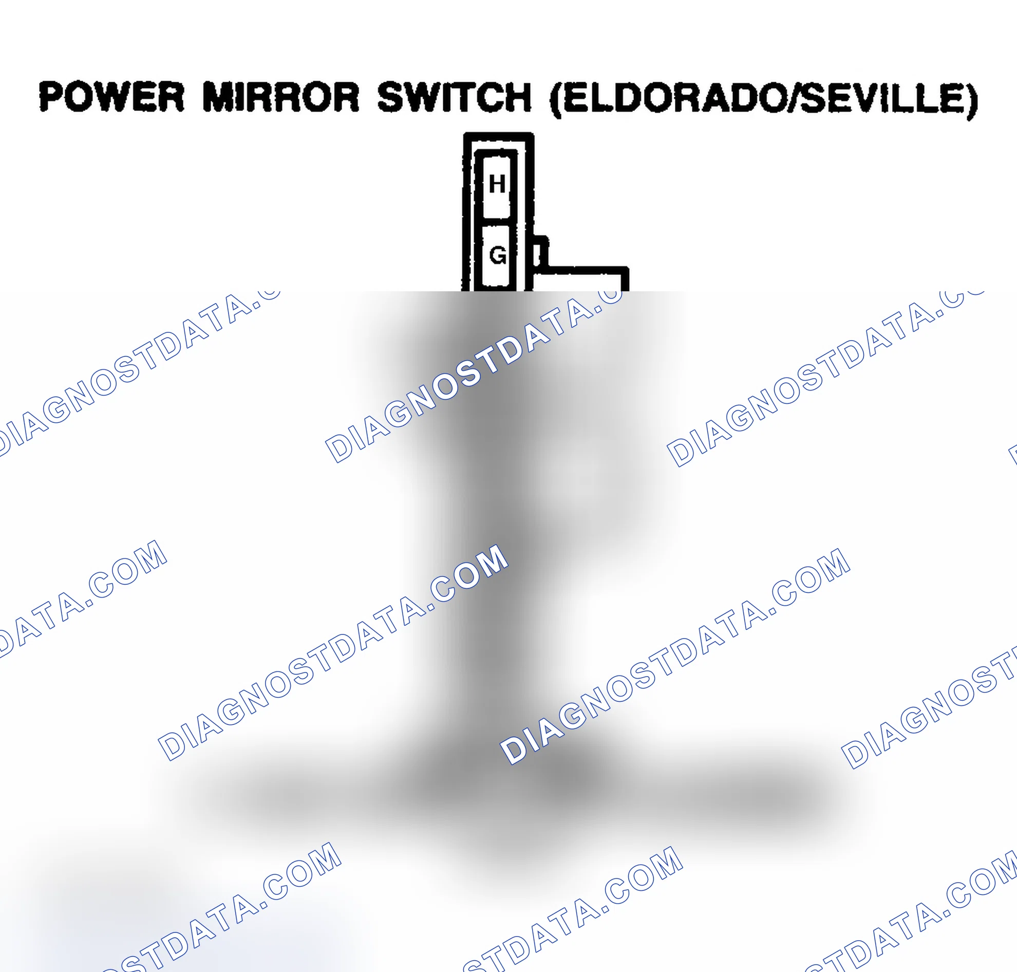 Scheme 193: POWER MIRROR SWITCH (ELDORADO/SEVILLE)