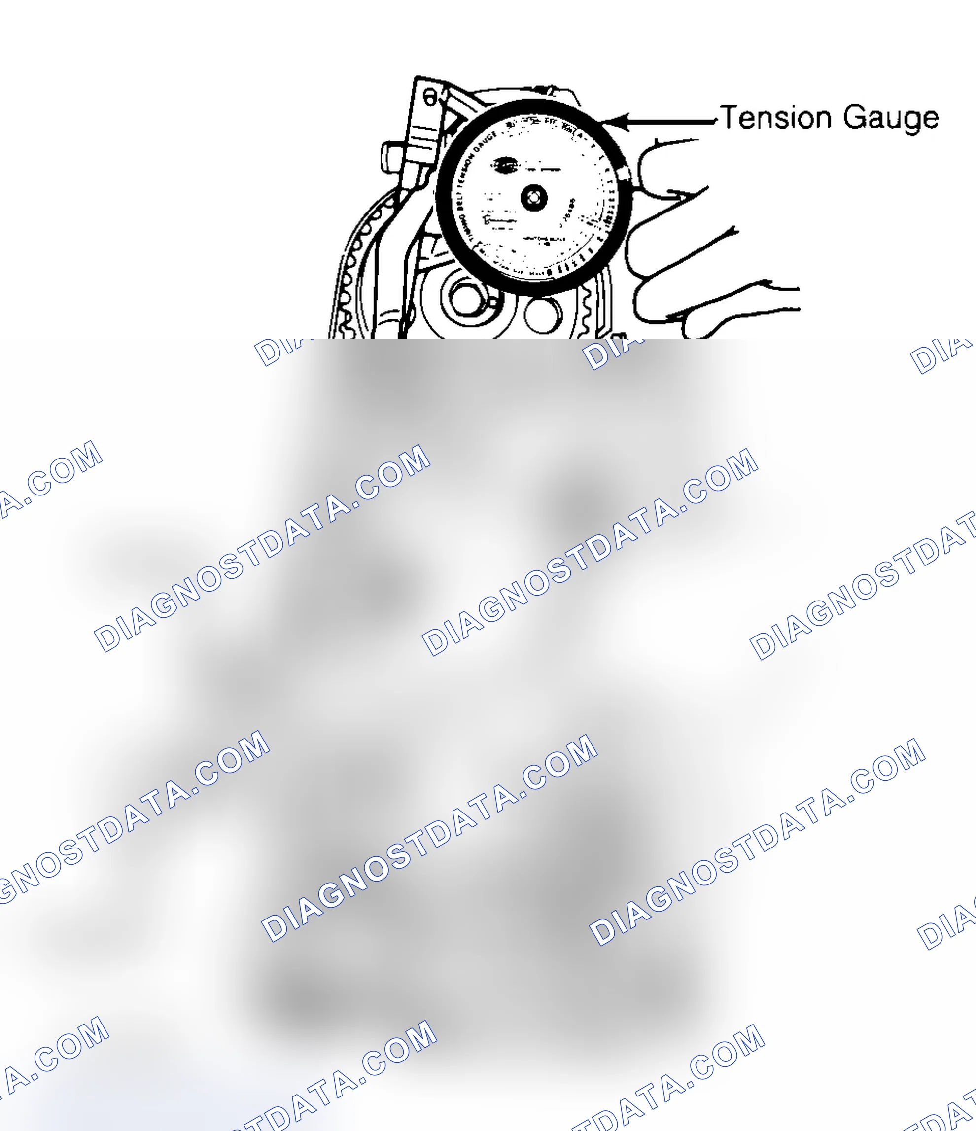 Scheme 28: Adjusting Typical Timing Belt Tension