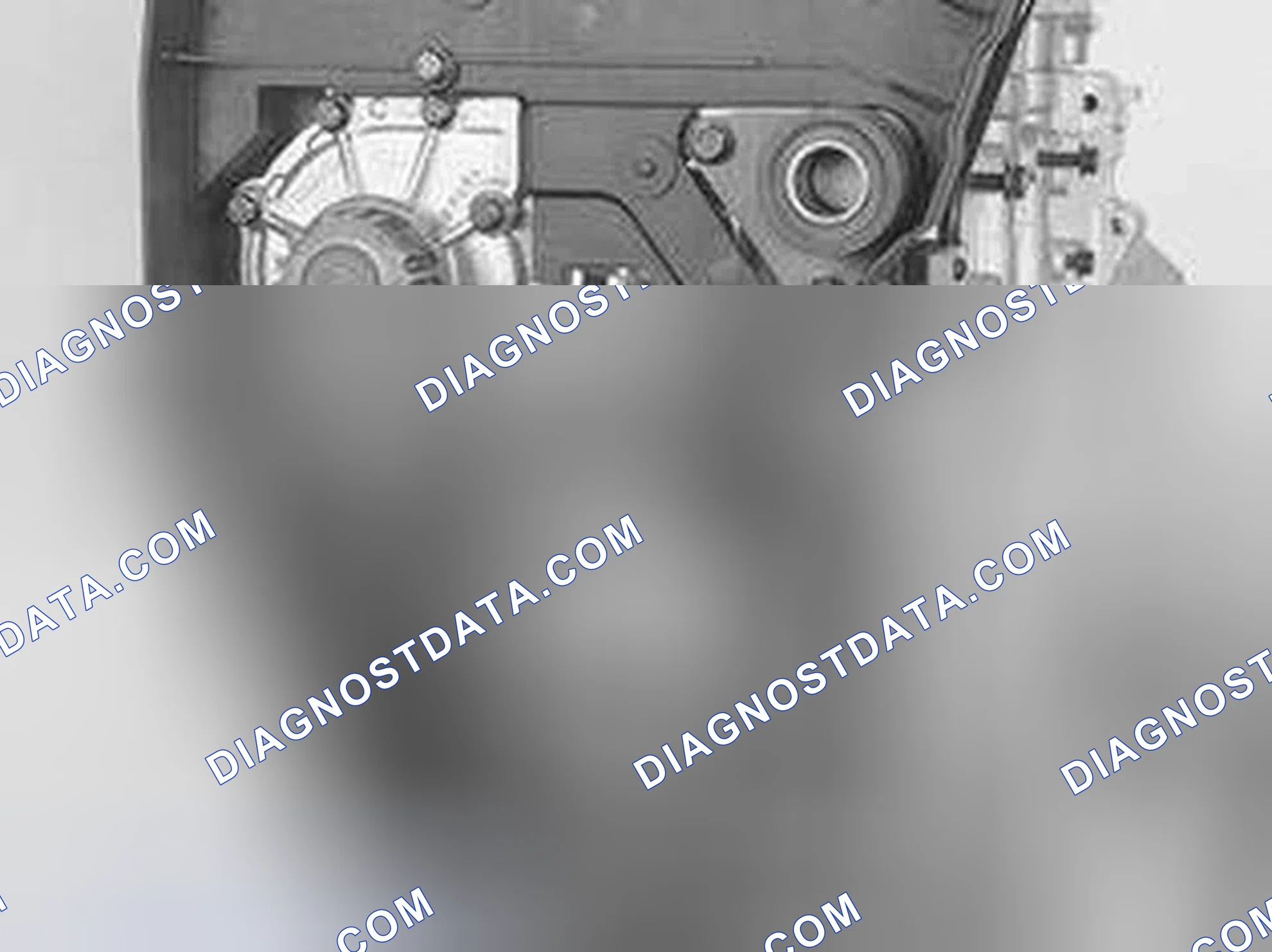 Scheme 885: INSTALLING THE IDLER PULLEY AND BELT TENSIONER