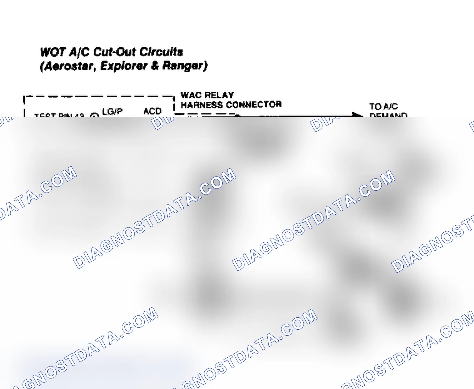 Scheme 69: WOT A/C Cut-Out Circuits (All Models)