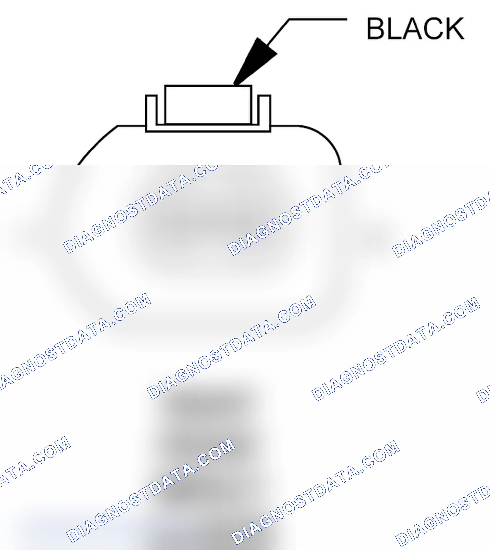 Scheme 212: Right Front Impact Sensor Connector End View