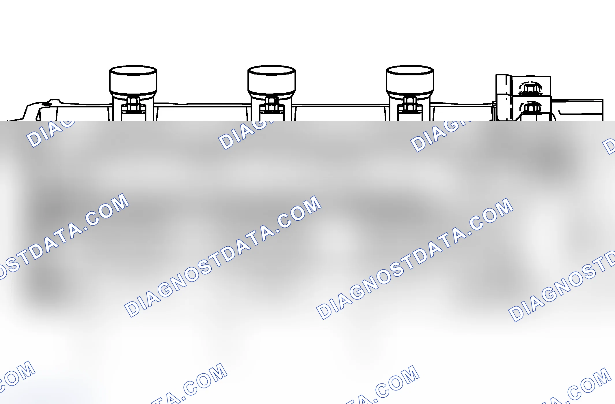 Scheme 134: Left Cylinder Head Intake Face (LLT)