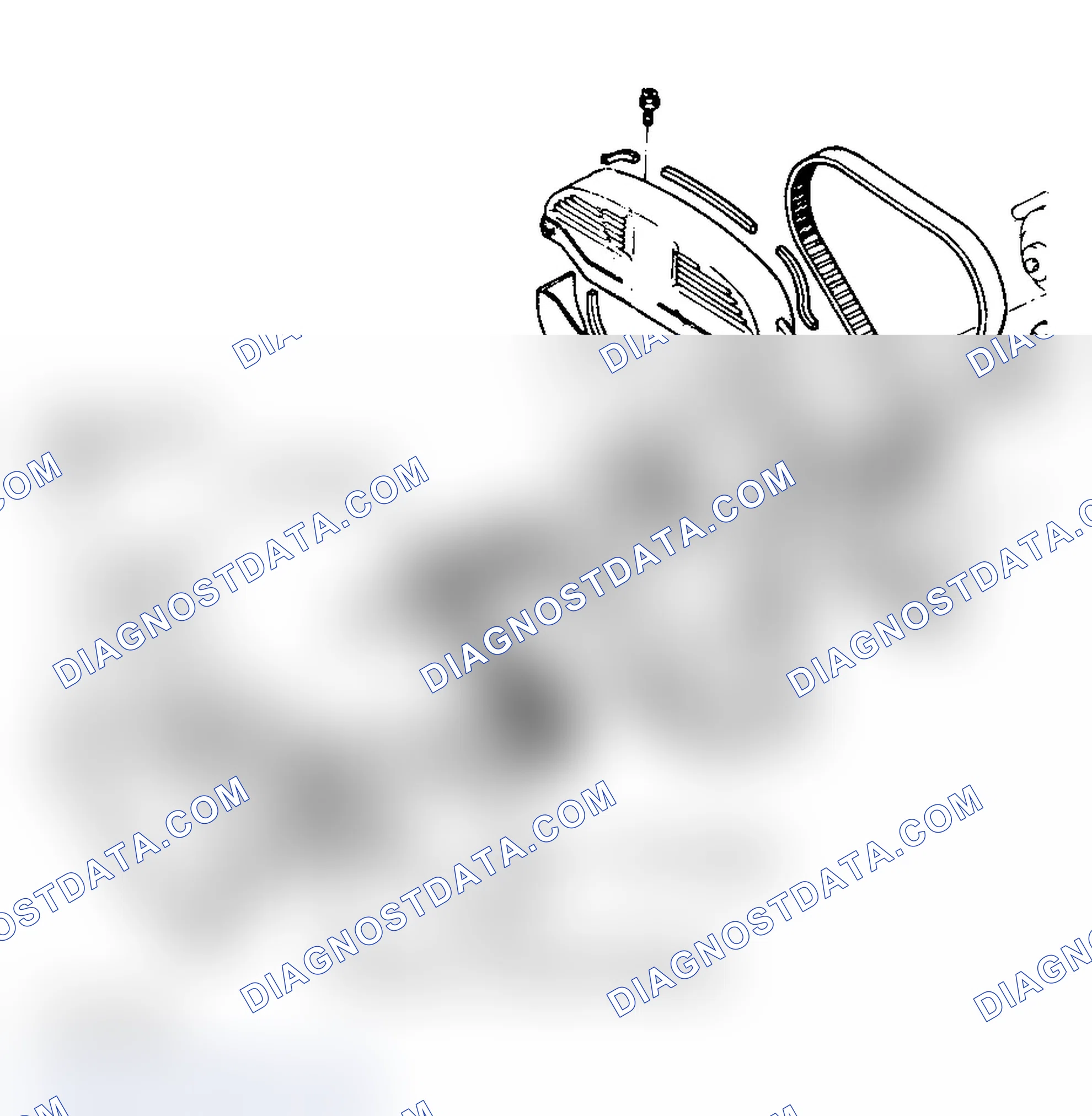 Scheme 4: DRIVE BELT ROUTING (2.0L TALON WITH TURBO)