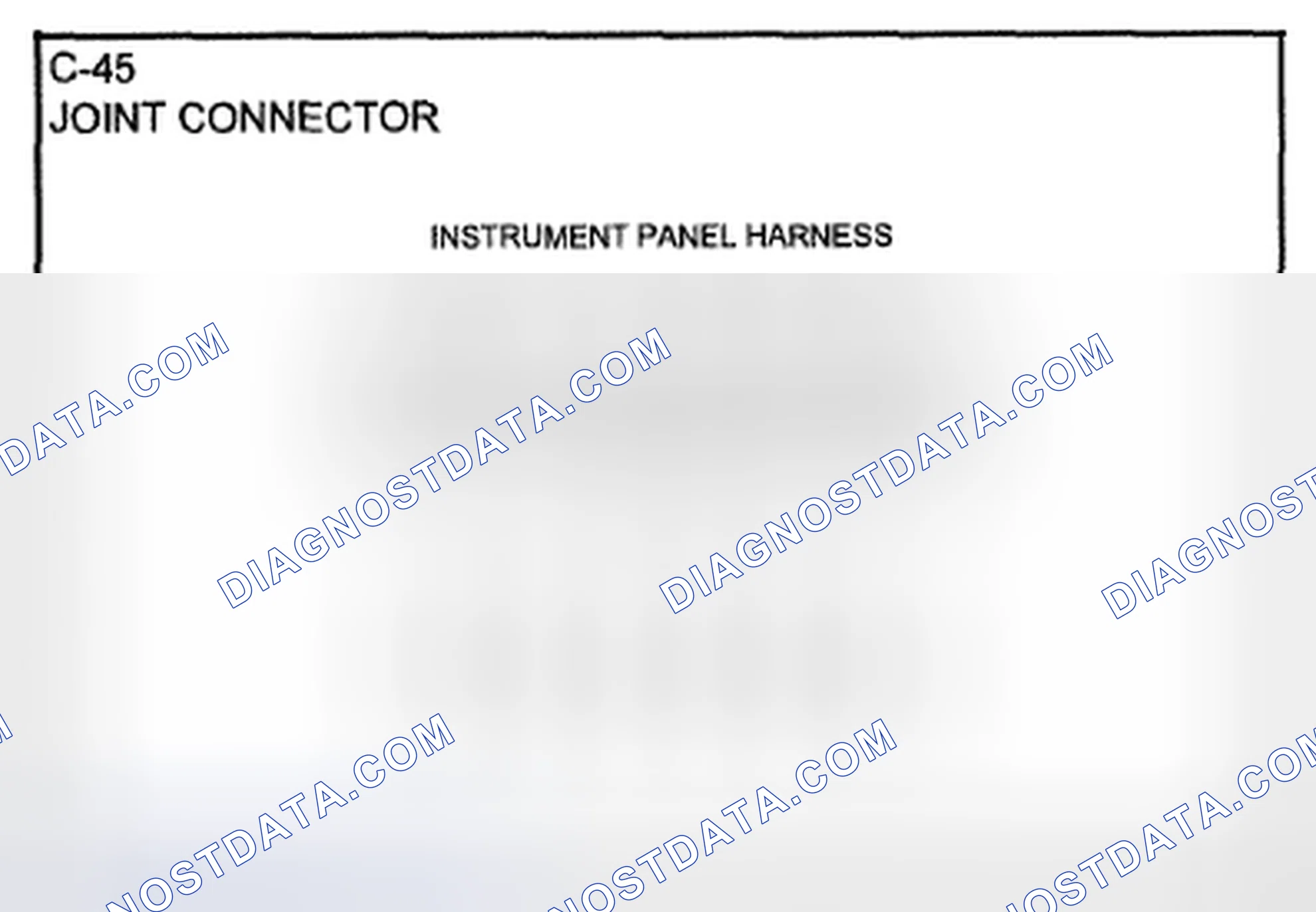 Scheme 71: Identifying Joint Connector Terminals (C-45)
