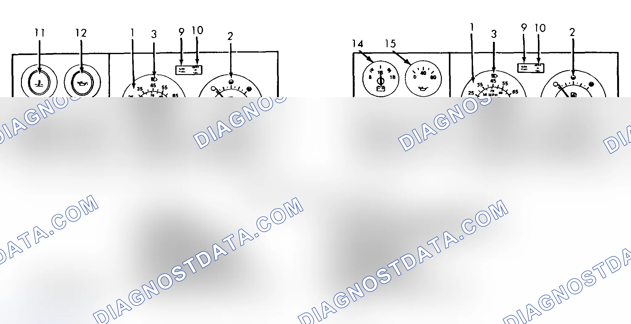Scheme 24: SERVICE INDICATOR & WARNING LIGHTS