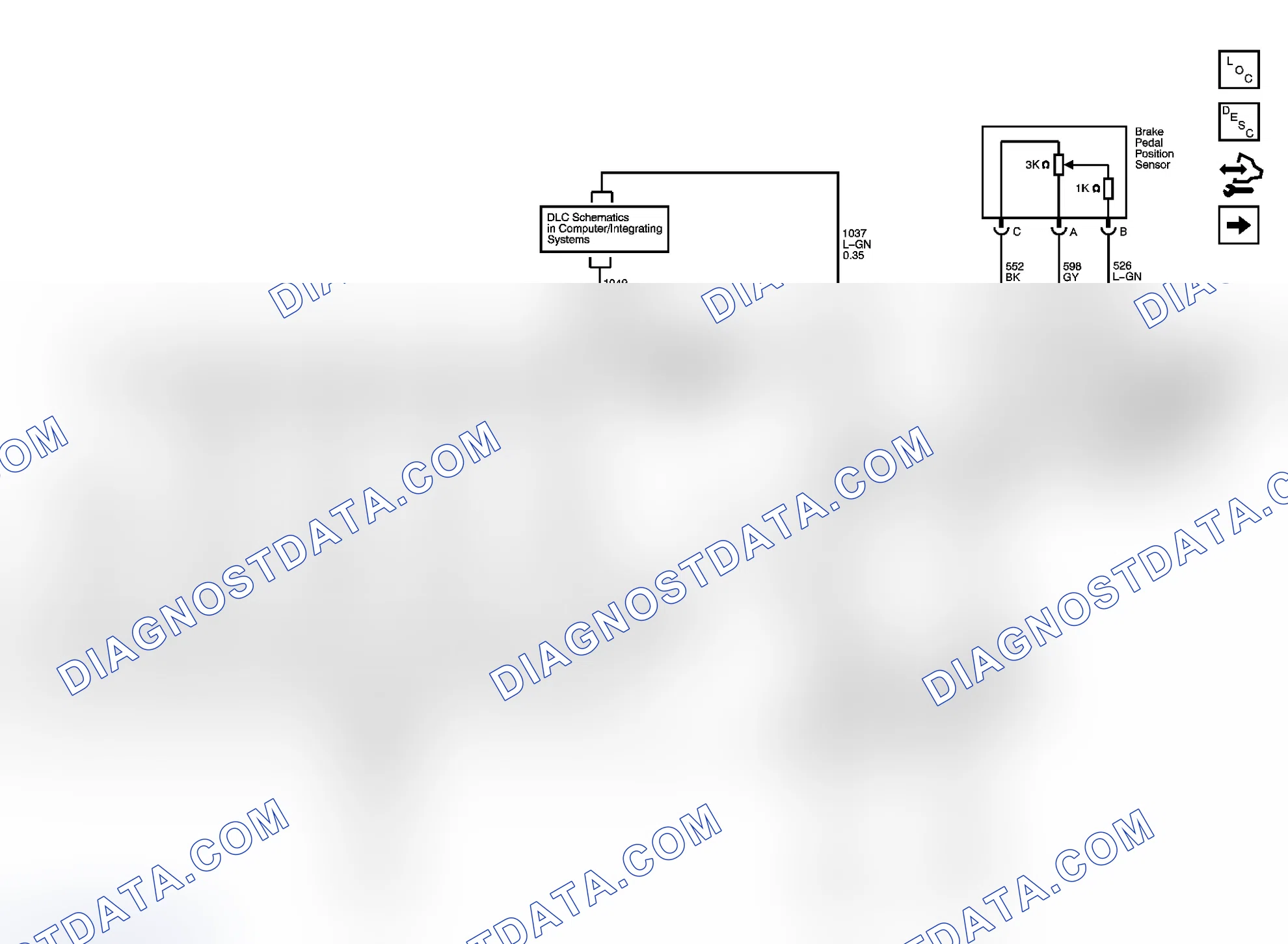 Scheme 73: Automatic Transmission Shift Lock Control Schematics