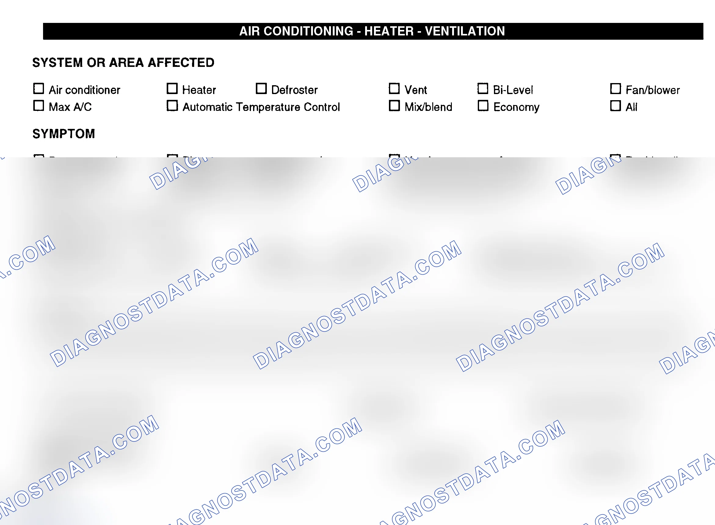 Scheme 8: Air Conditioning, Heater & Ventilation