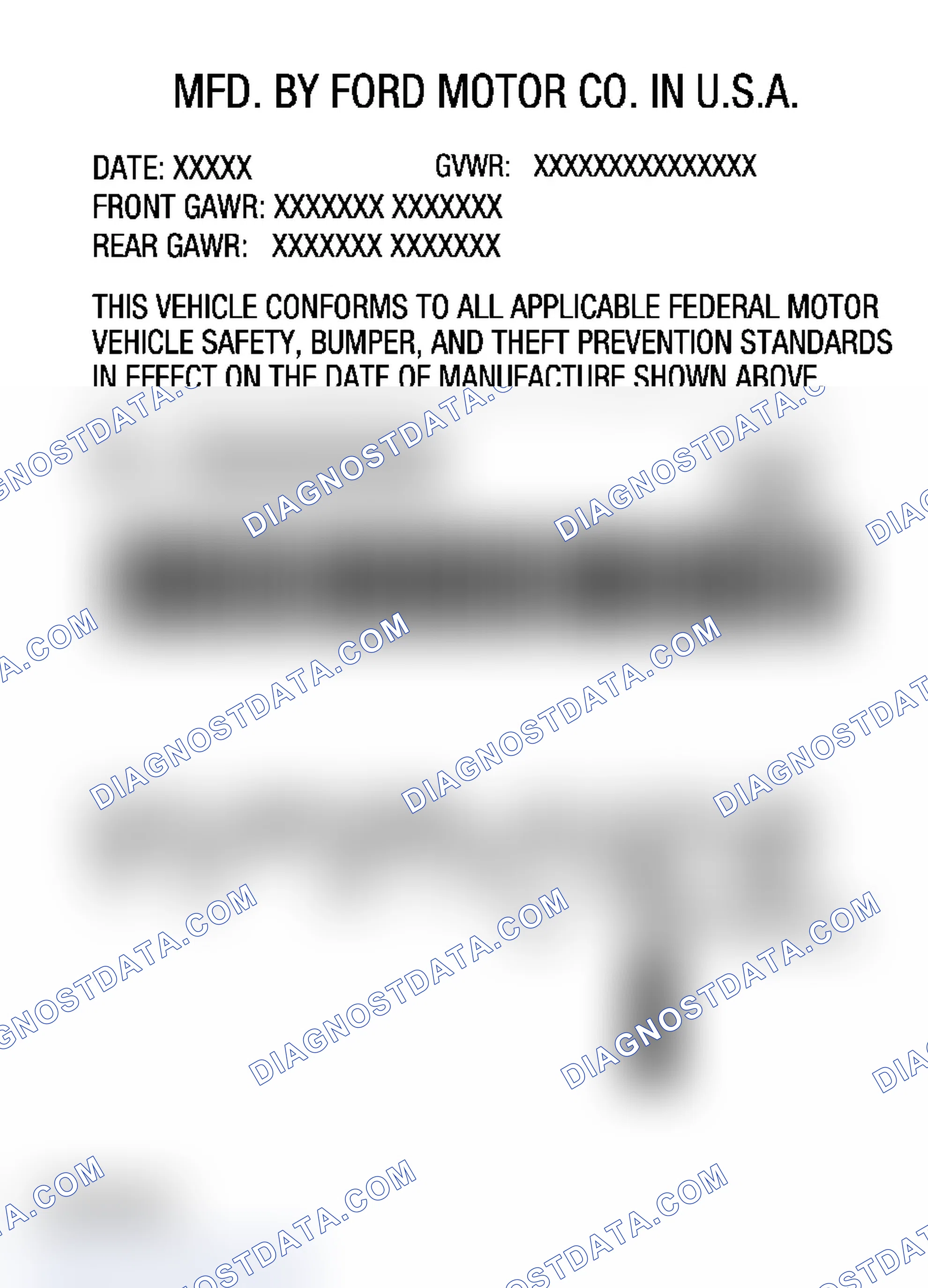 Scheme 30: Spring Codes - Ford Five Hundred, Mercury Montego