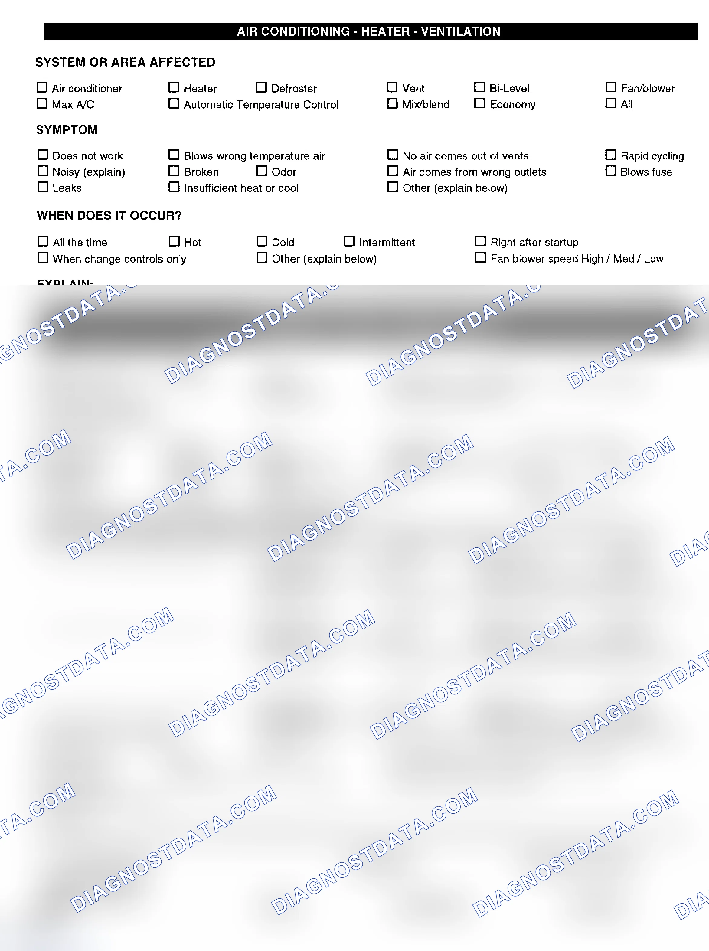 Scheme 4: Symptom Check List - Page 3