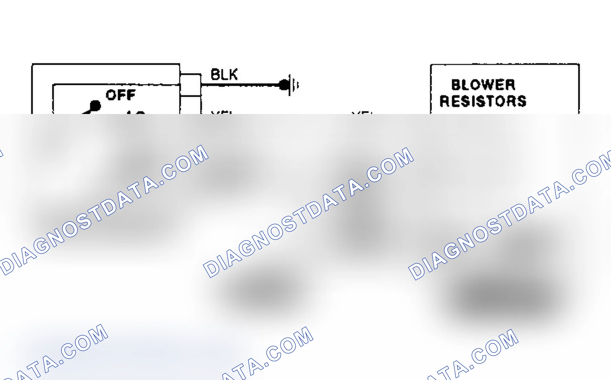 Fig. 12: "G" Series Rear Heater System Wiring Diagram