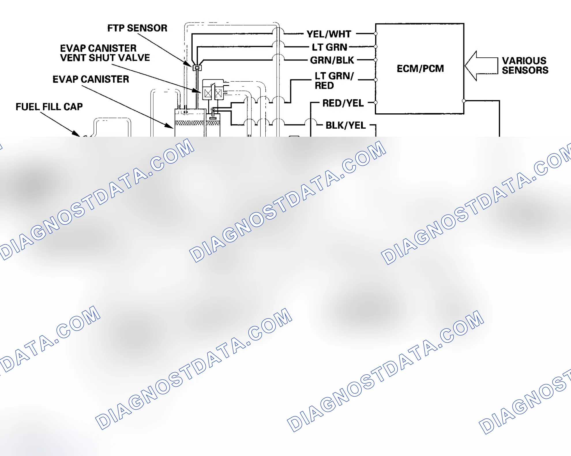 Scheme 66: Evaporative Emission (EVAP) Control Diagram