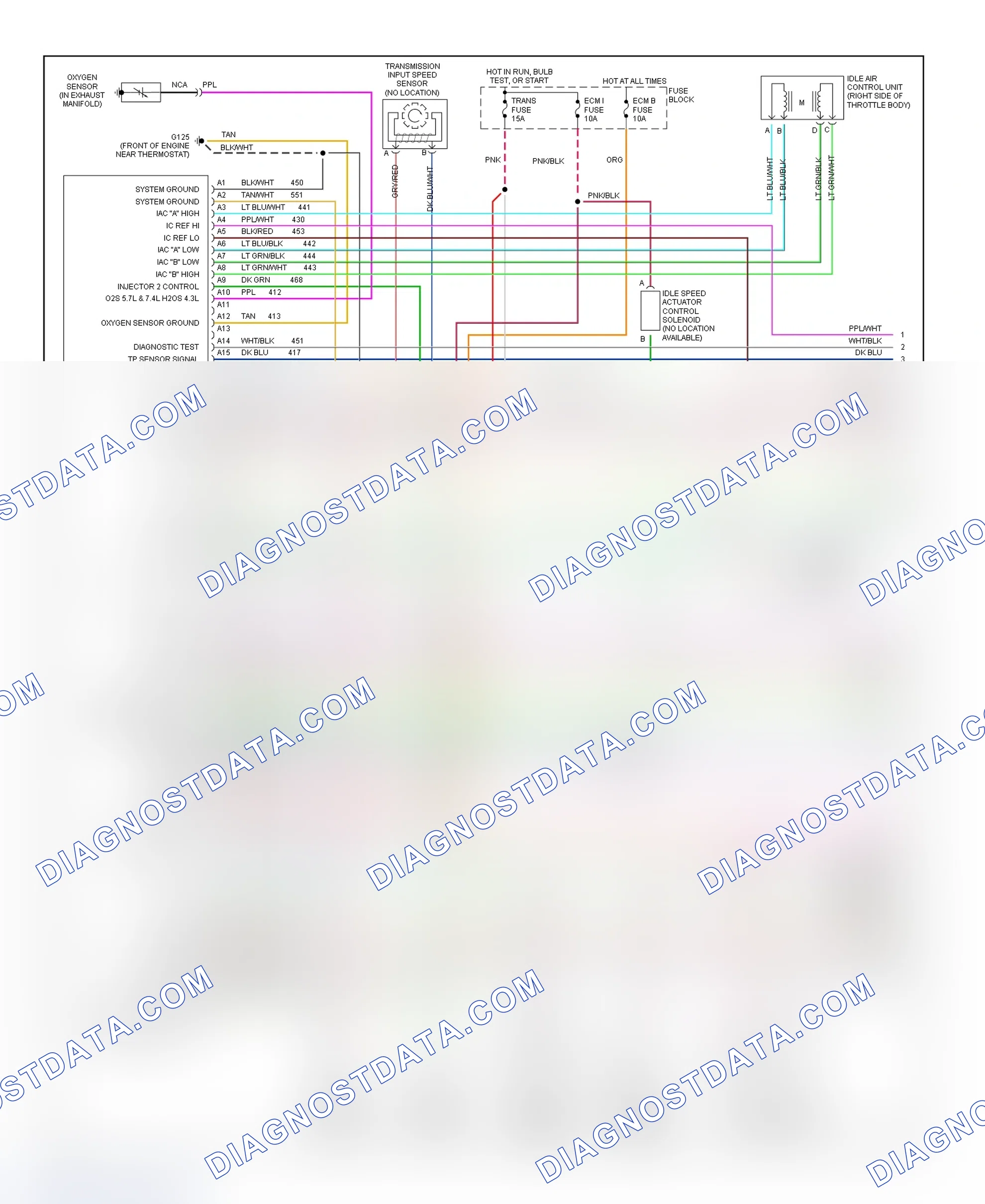 Scheme 391: Wiring Diagram (Van - 7.4L With 4L80-E - 1 Of 3)