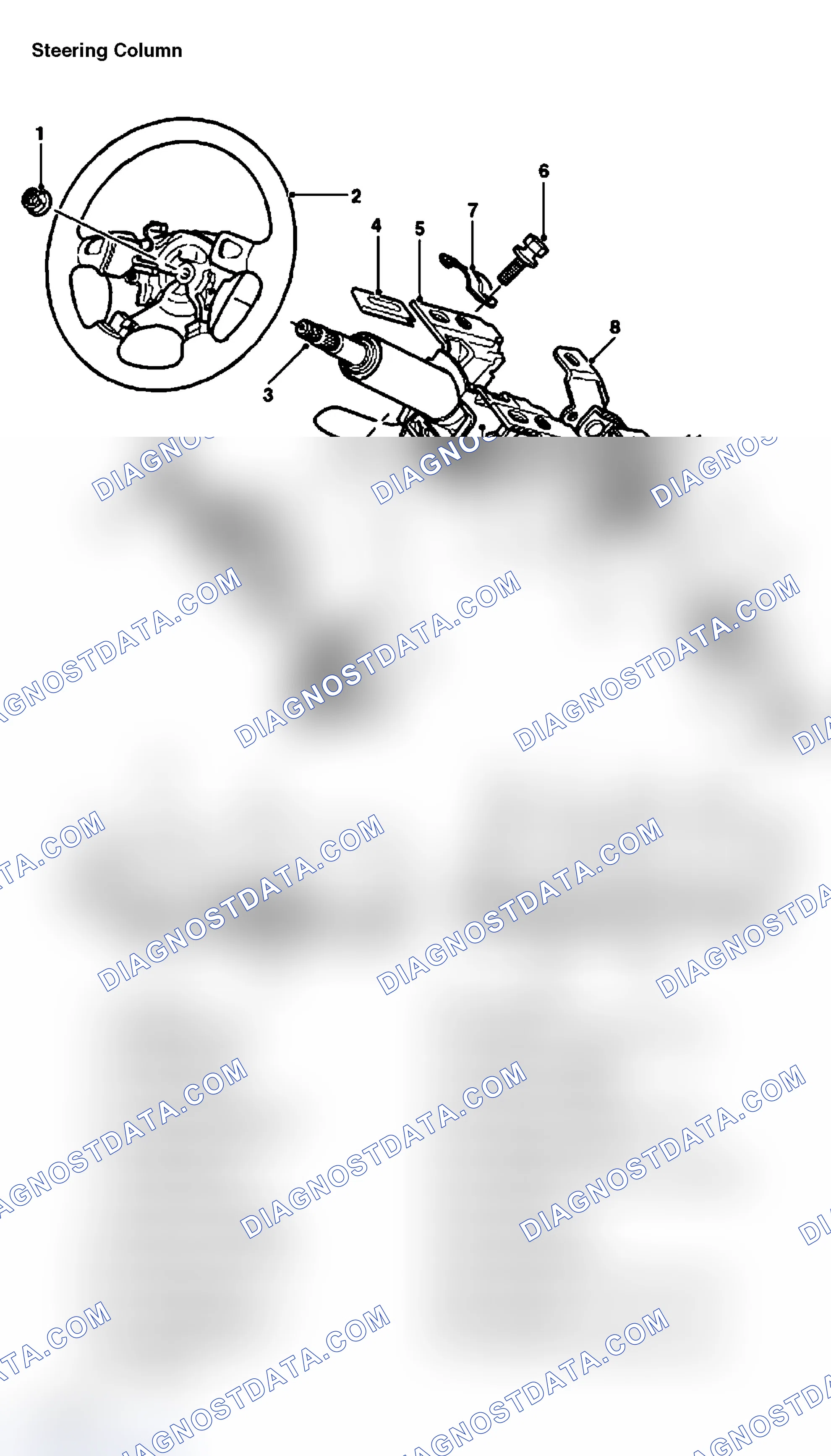 Scheme 2: STEERING COLUMN