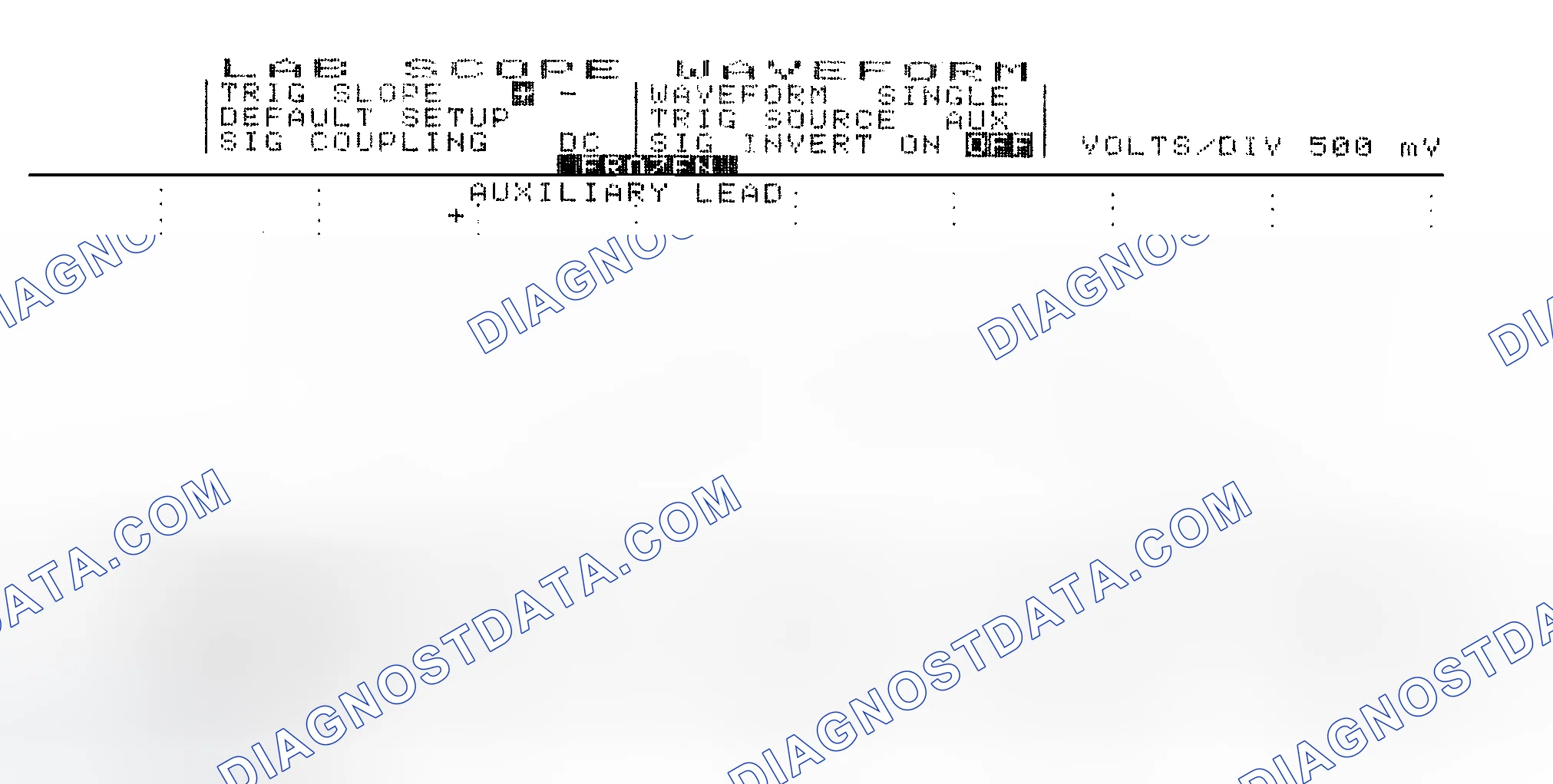Scheme 14: Single Injector w/Excessive Current Flow - Current Pattern