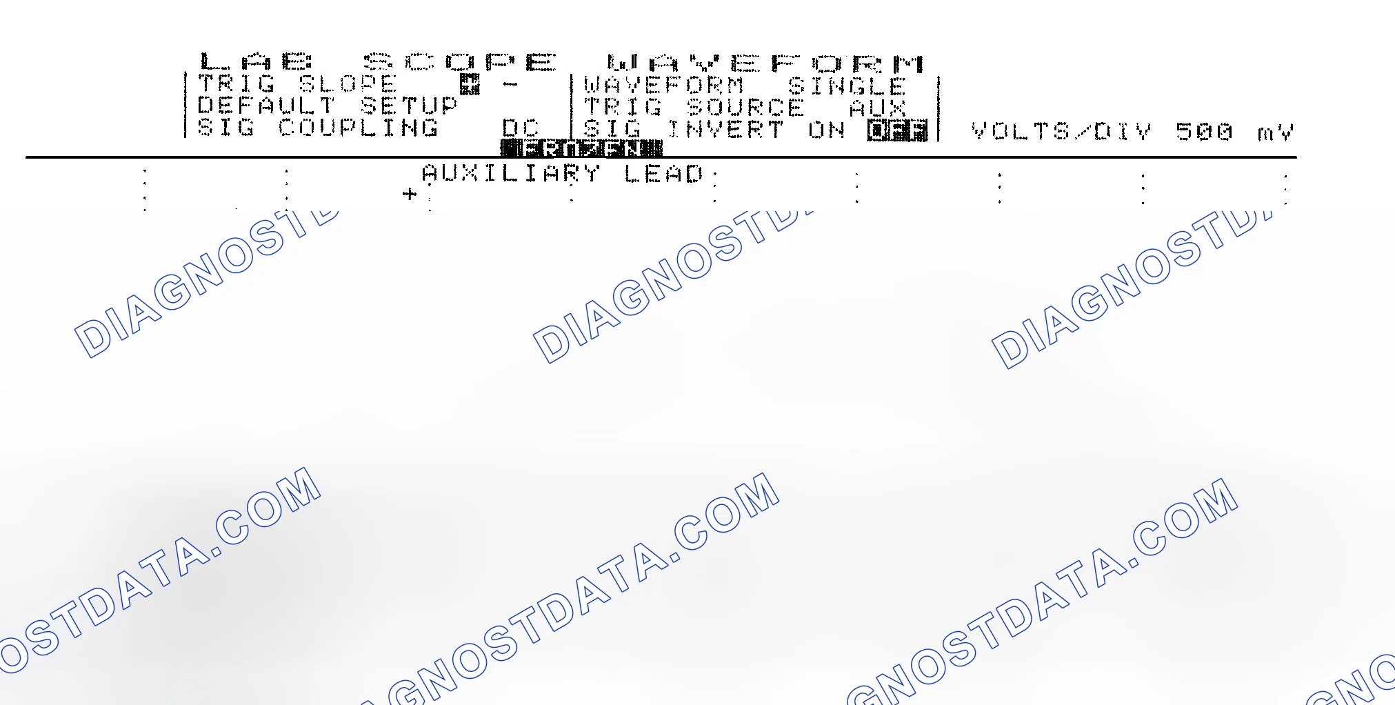 Scheme 14: Single Injector w/Excessive Current Flow - Current Pattern