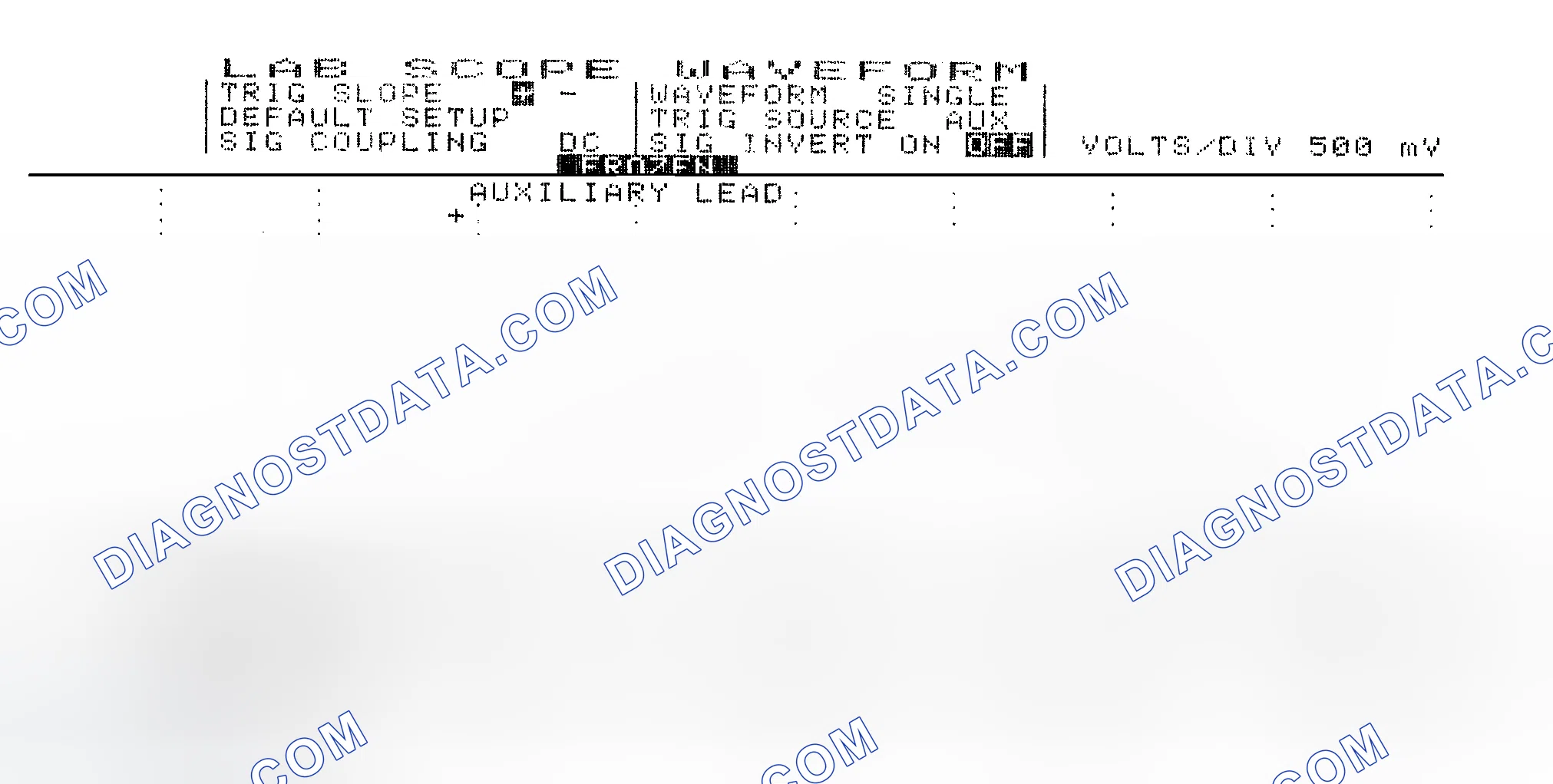 Scheme 14: Single Injector w/Excessive Current Flow - Current Pattern