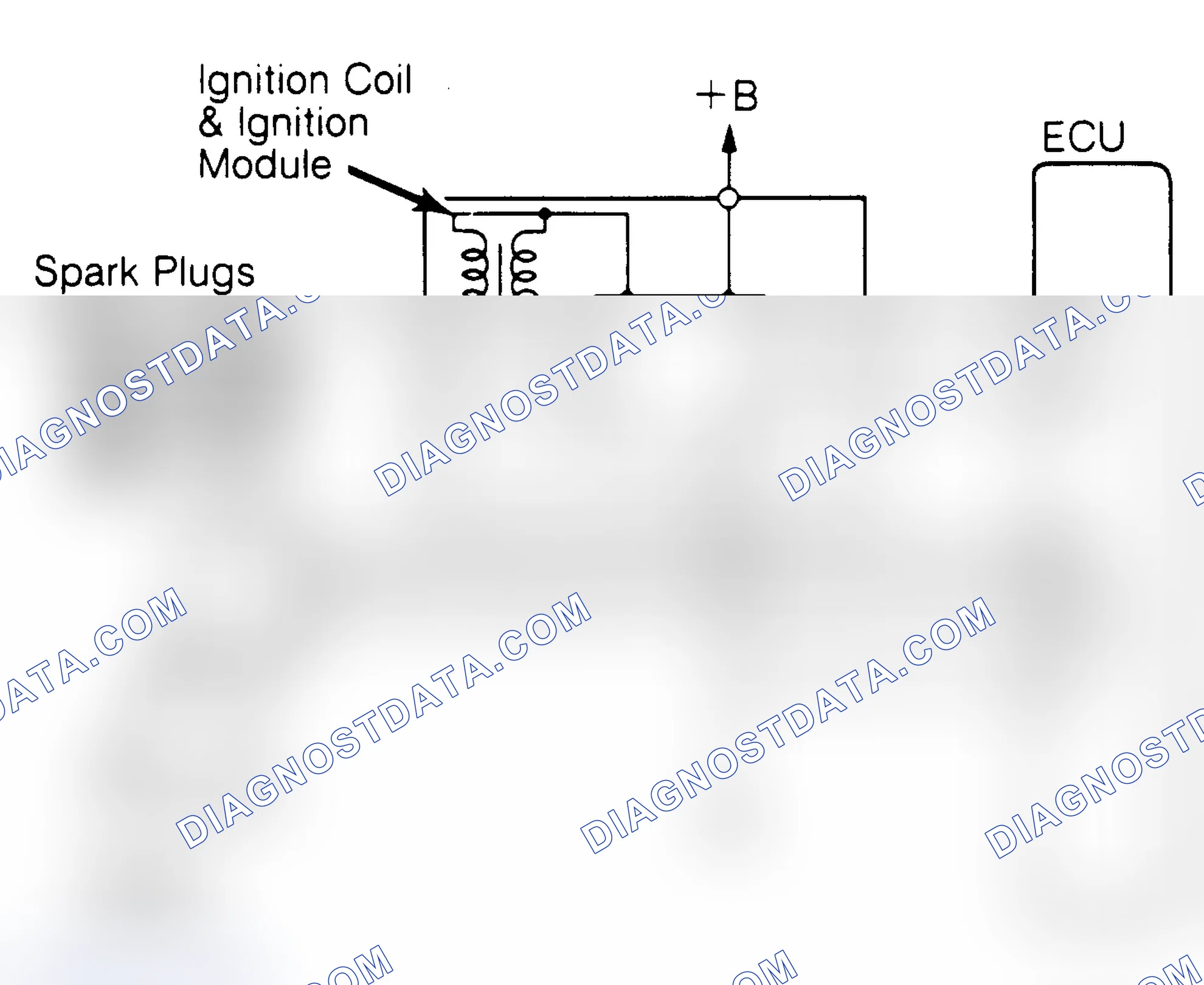 Scheme 1: Toyota Cressida ESA Ignition System Circuit Circuit on other models is similar.
