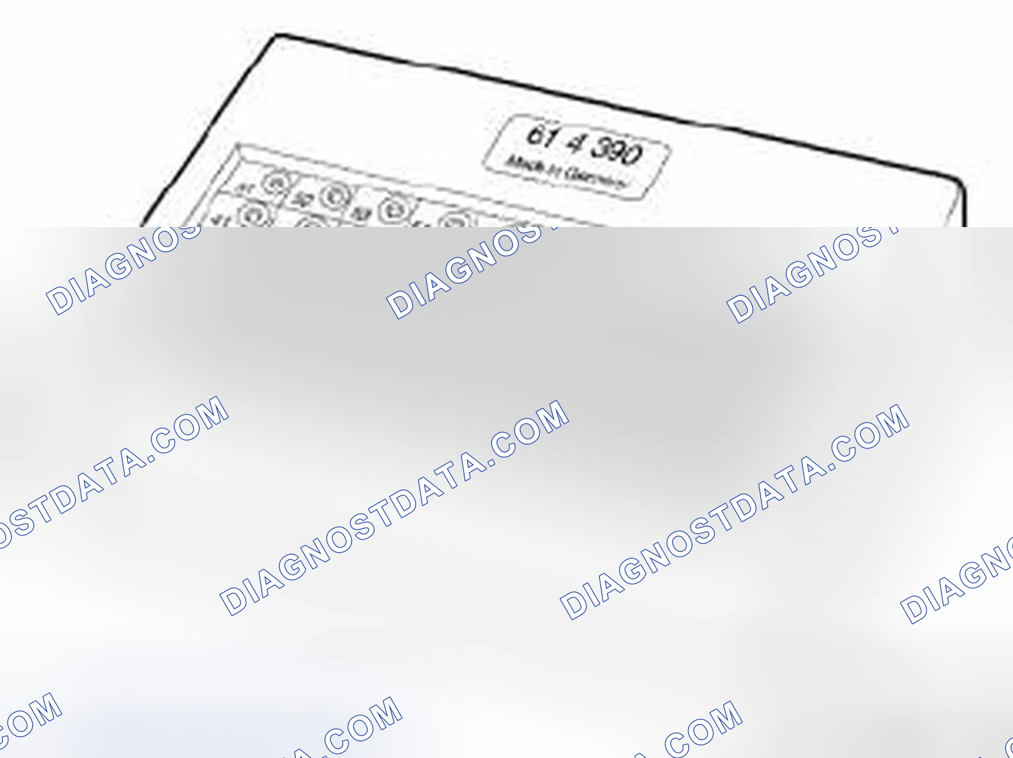 Scheme 234: 61 4 390 Measuring Box, 60-Pin
