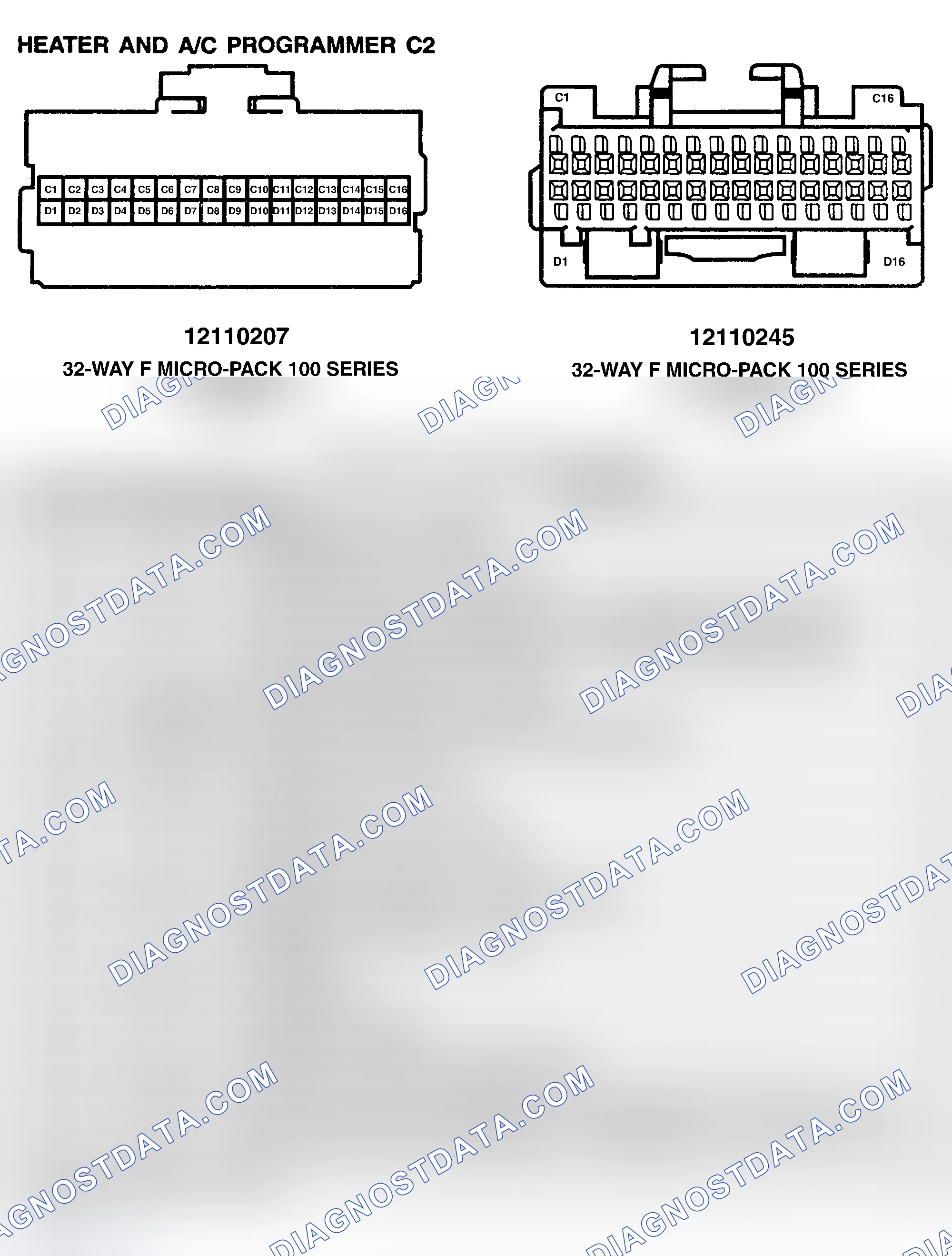 Scheme 140: HEATER & A/C PROGRAMMER - C2