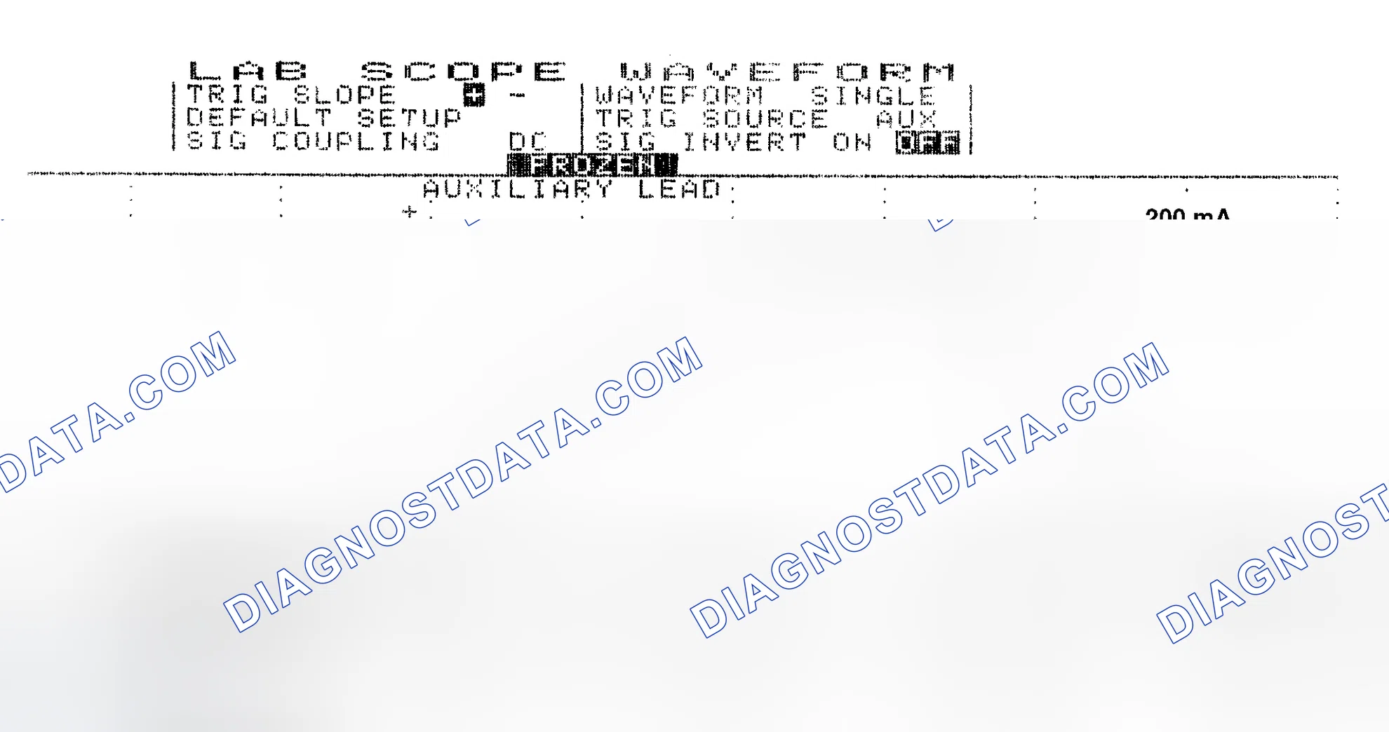 Scheme 13: Single Injector w/Normal Current Flow - Current Pattern