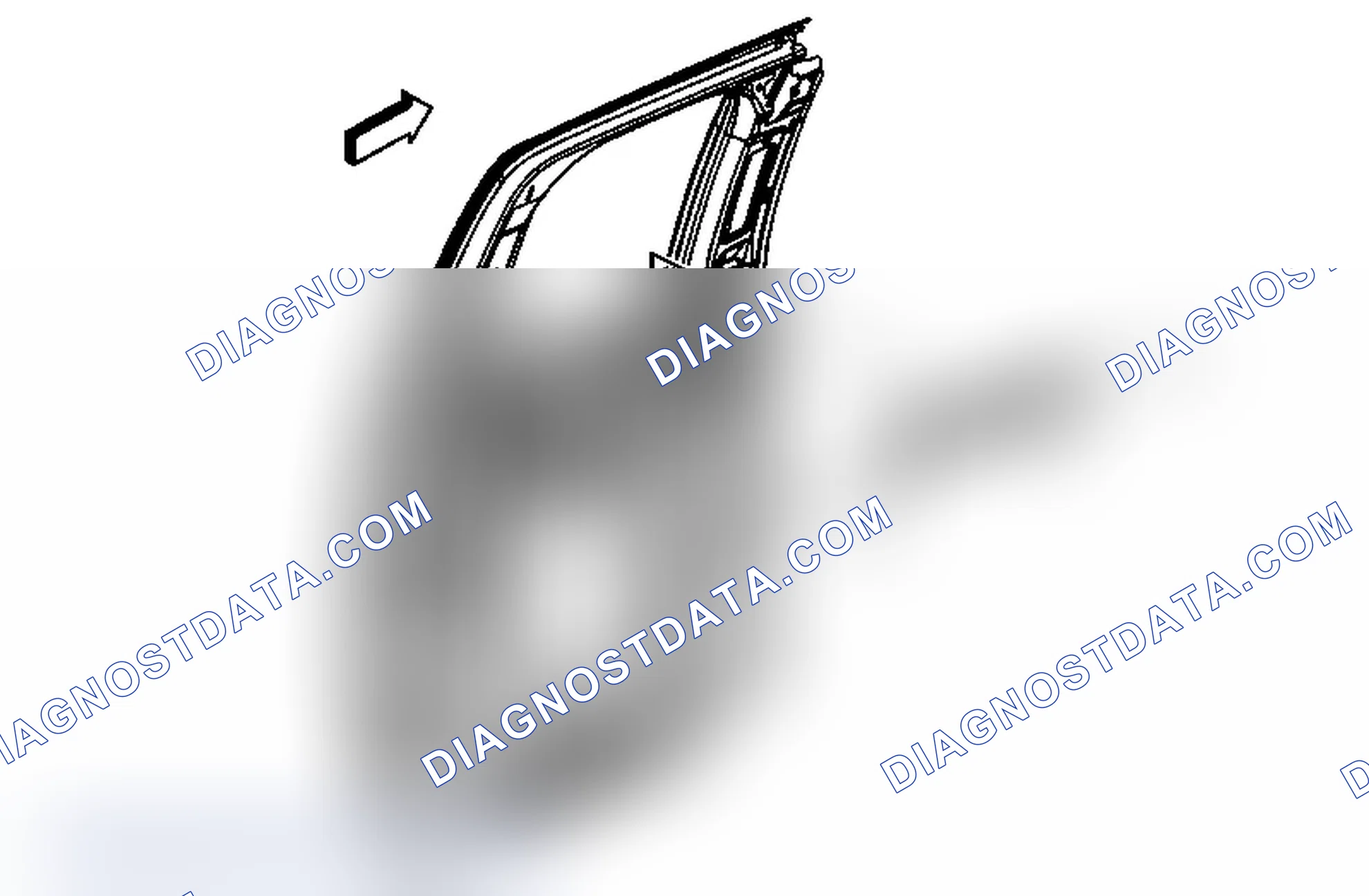 Scheme 36: Rear Door Window Belt Inner Sealing Strip Replacement (Extended Cab)