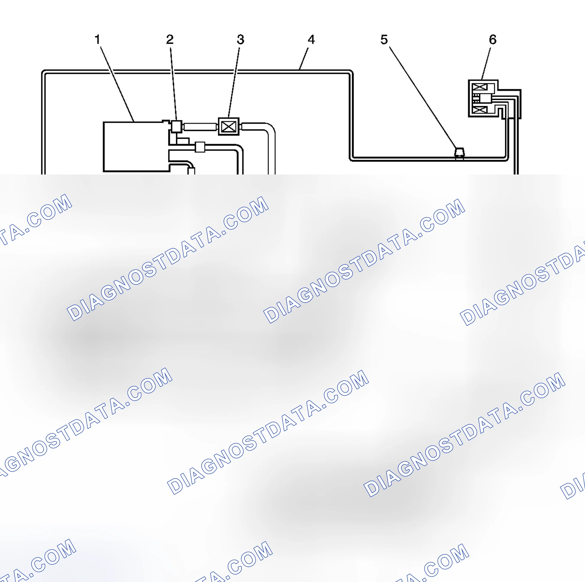 Scheme 158: Evaporative Emissions (EVAP) Hose Routing Diagram