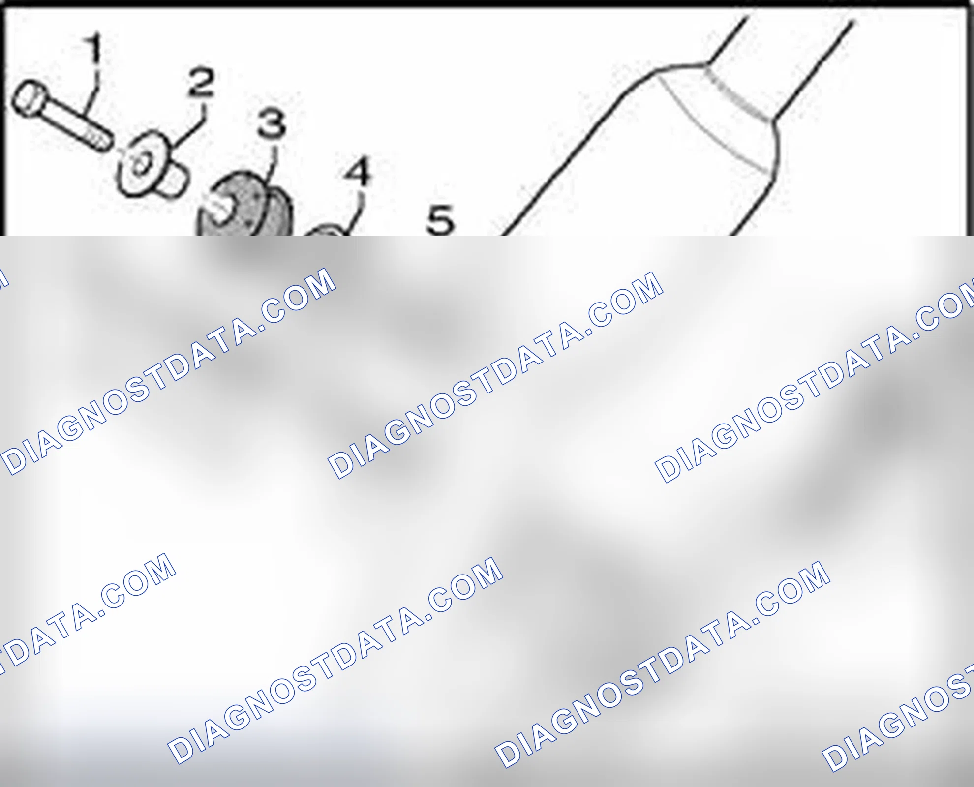 Scheme 660: Individual right mounting components - vehicles with manual transmission