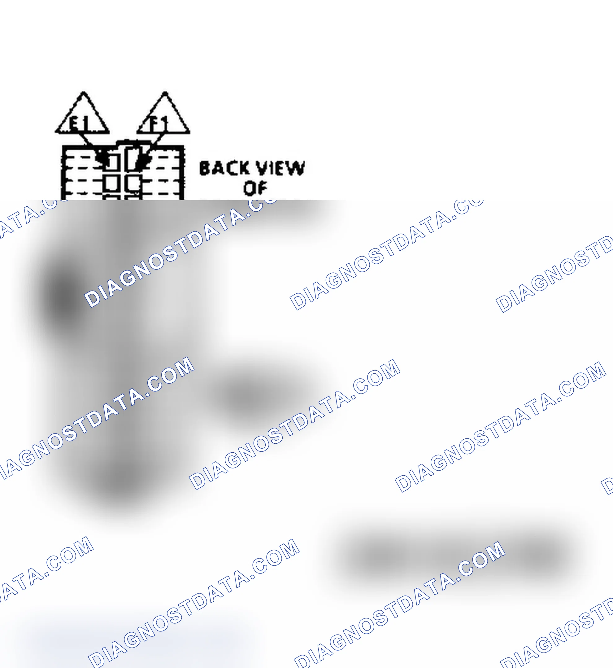 Scheme 6: VCM Terminal E-F Connector - Blue (3 Of 4) ("C" & "K" Series 4.3L, 5.0L & 5.7L With 4L60-E A/T)