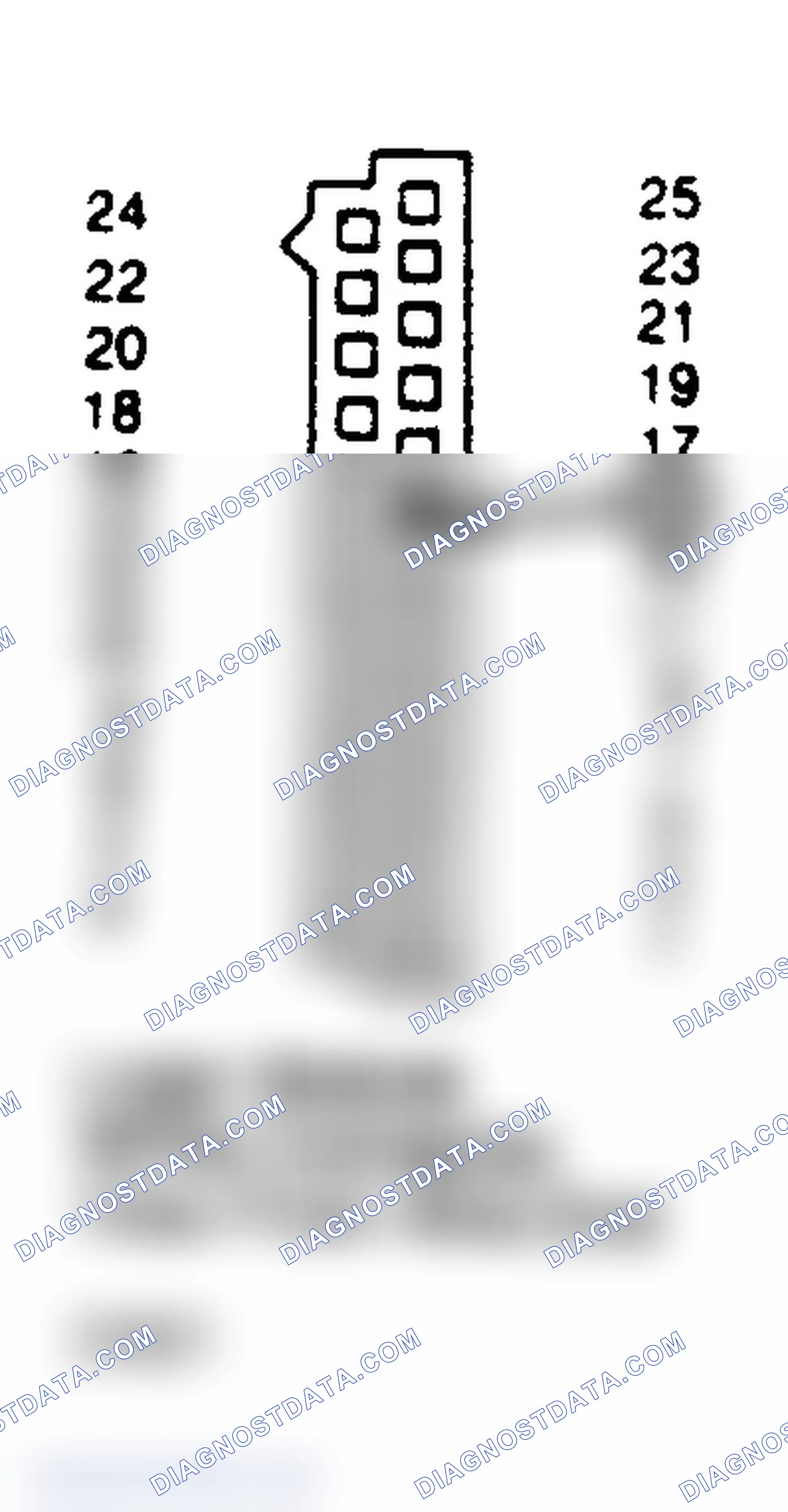Scheme 155: Logic Module White Connector View From Wire End