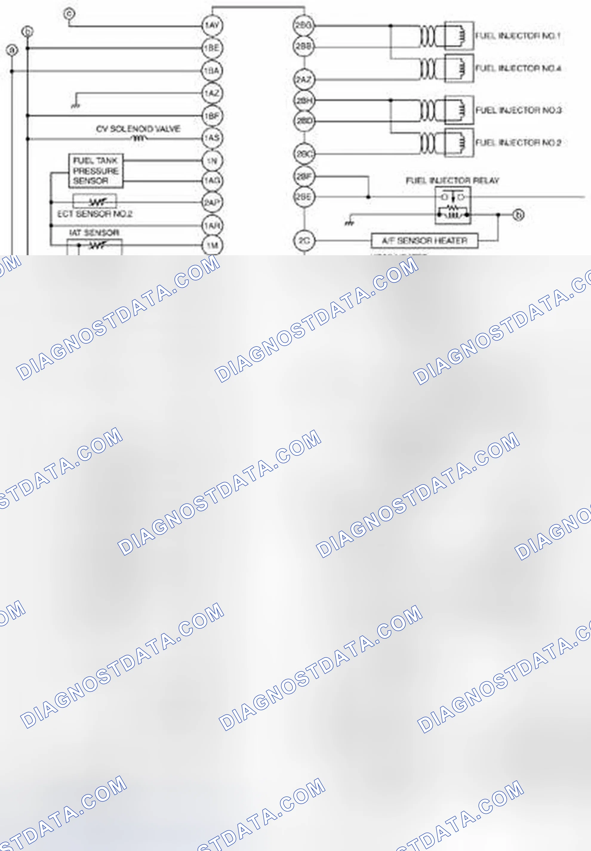 Scheme 151: Engine Control System Symptom Troubleshooting Wiring Diagram [MZR 2.3 DISI Turbo] (1 Of 2)