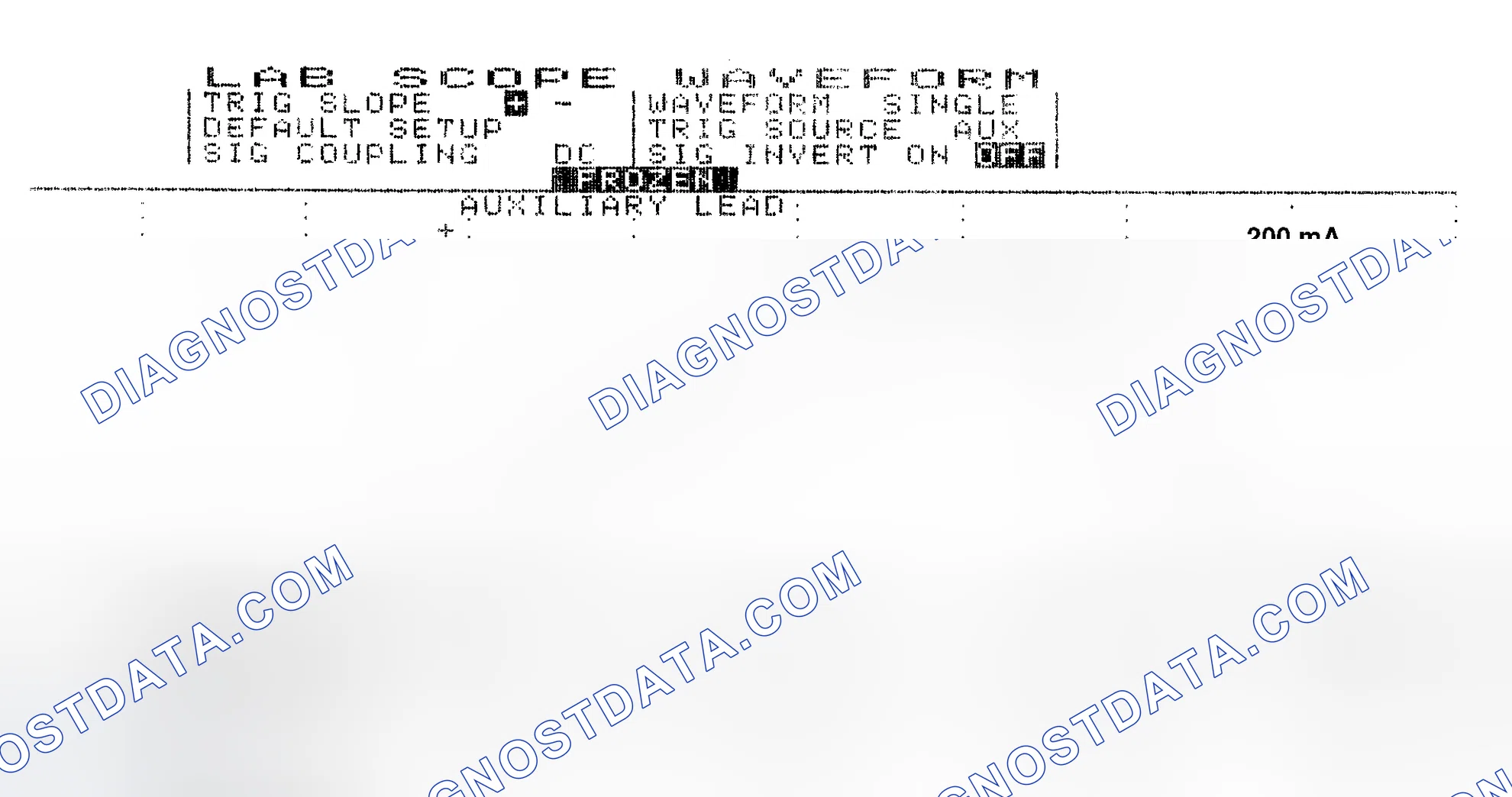 Scheme 13: Single Injector w/Normal Current Flow - Current Pattern