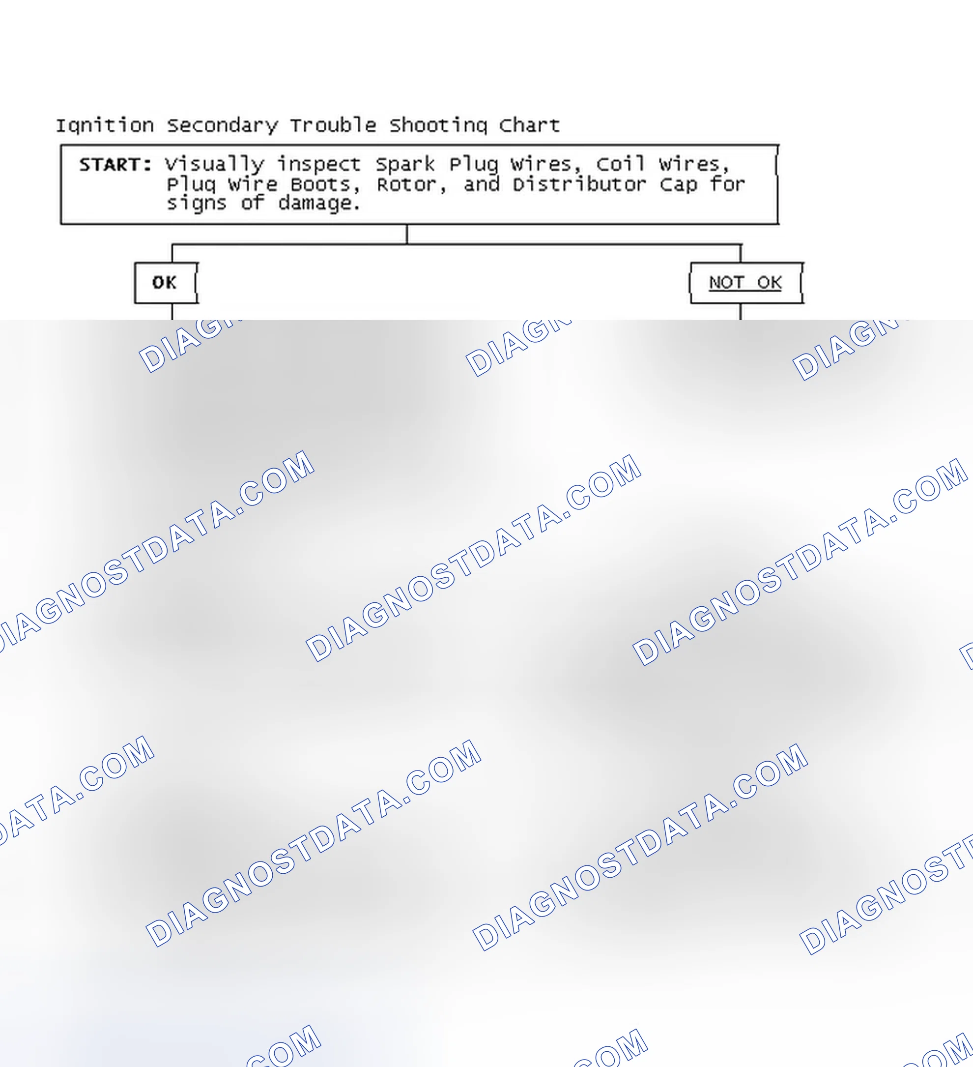 Scheme 1: Ignition Secondary Trouble Shooting Chart