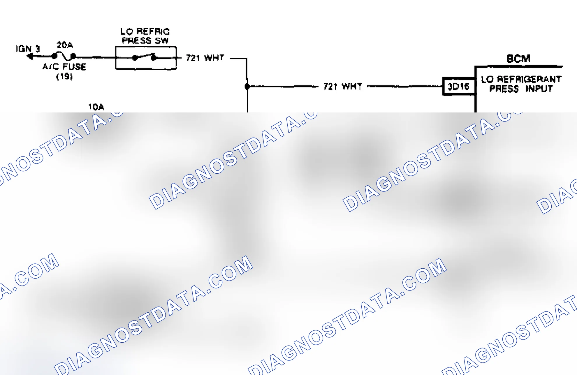 Scheme 186: Code B446, B447 & B448 Wiring Diagram (Toronado) Refrigerant System Problem (2 Of 2)