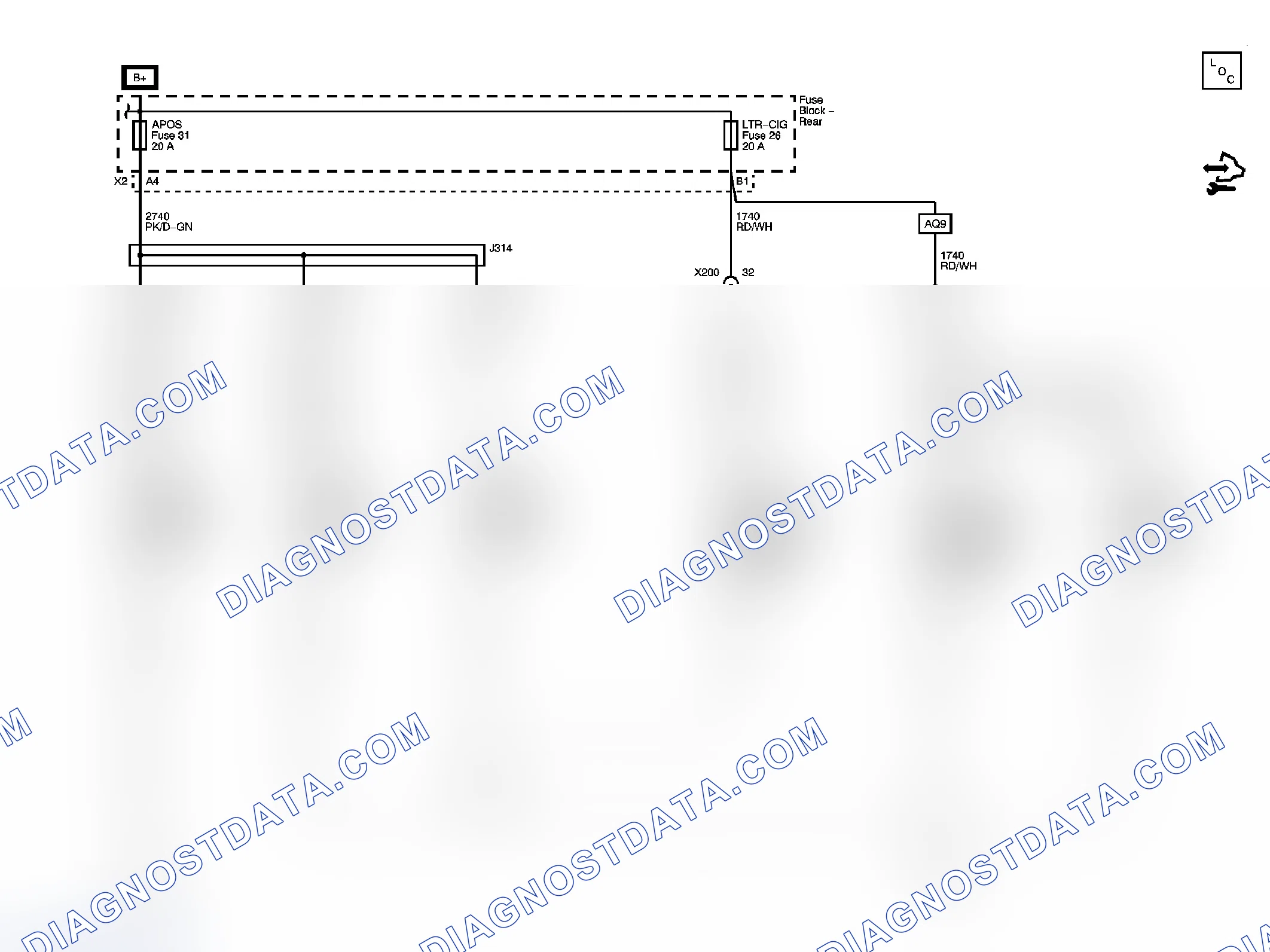 Scheme 40: Cigar Lighter/Power Outlet Schematics