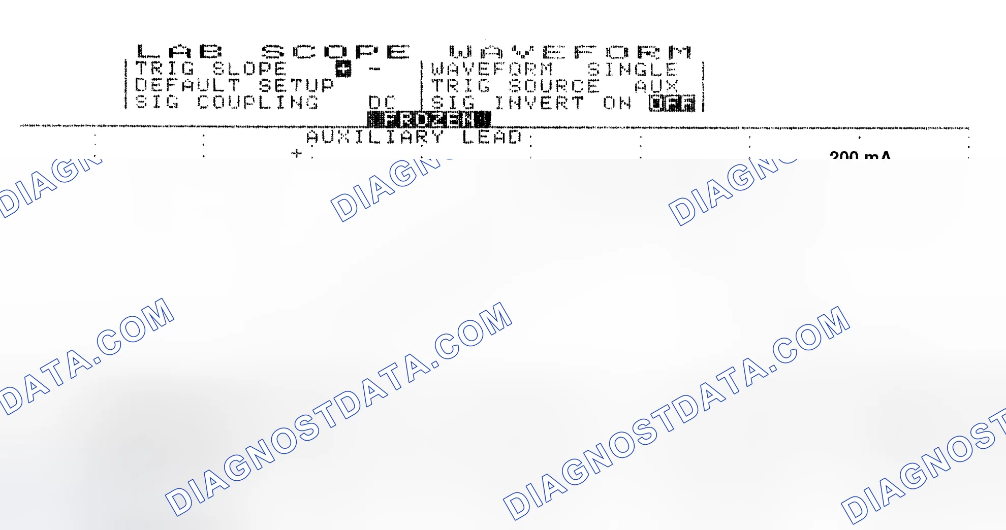 Scheme 13: Single Injector w/Normal Current Flow - Current Pattern