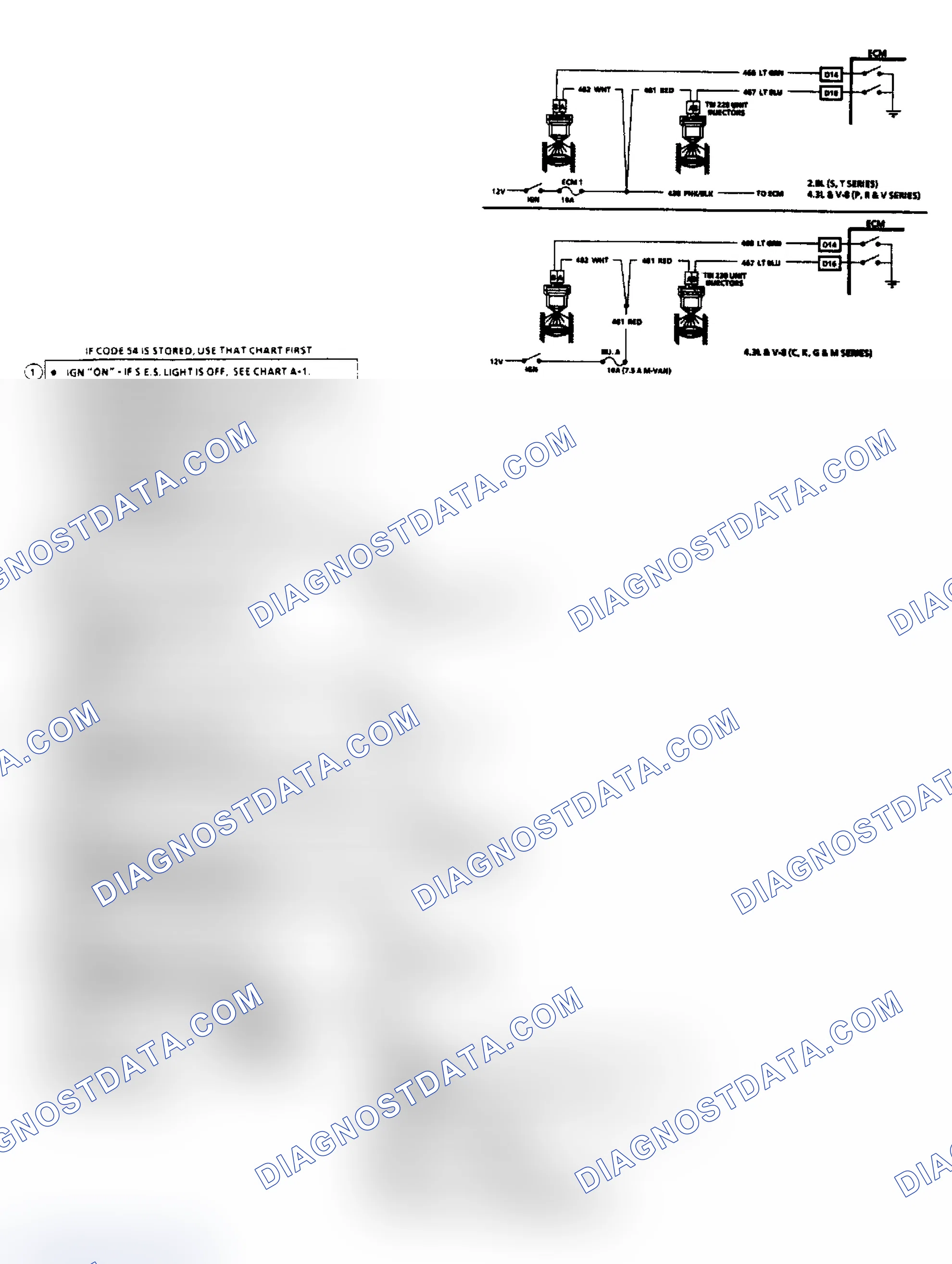 Scheme 55: Chart A3 Cranks, But Will Not Run (All Except 2.5L)