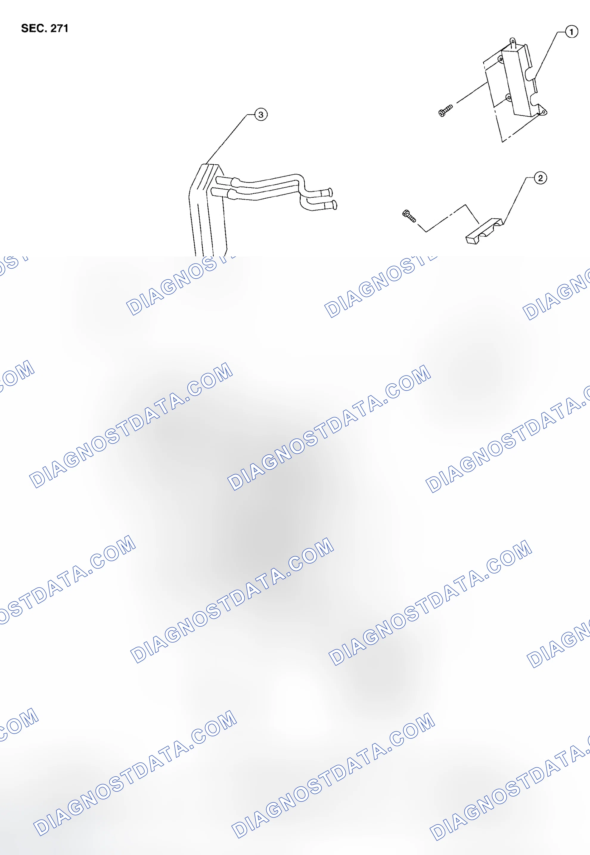 Scheme 154: REMOVAL AND INSTALLATION FOR FRONT EVAPORATOR