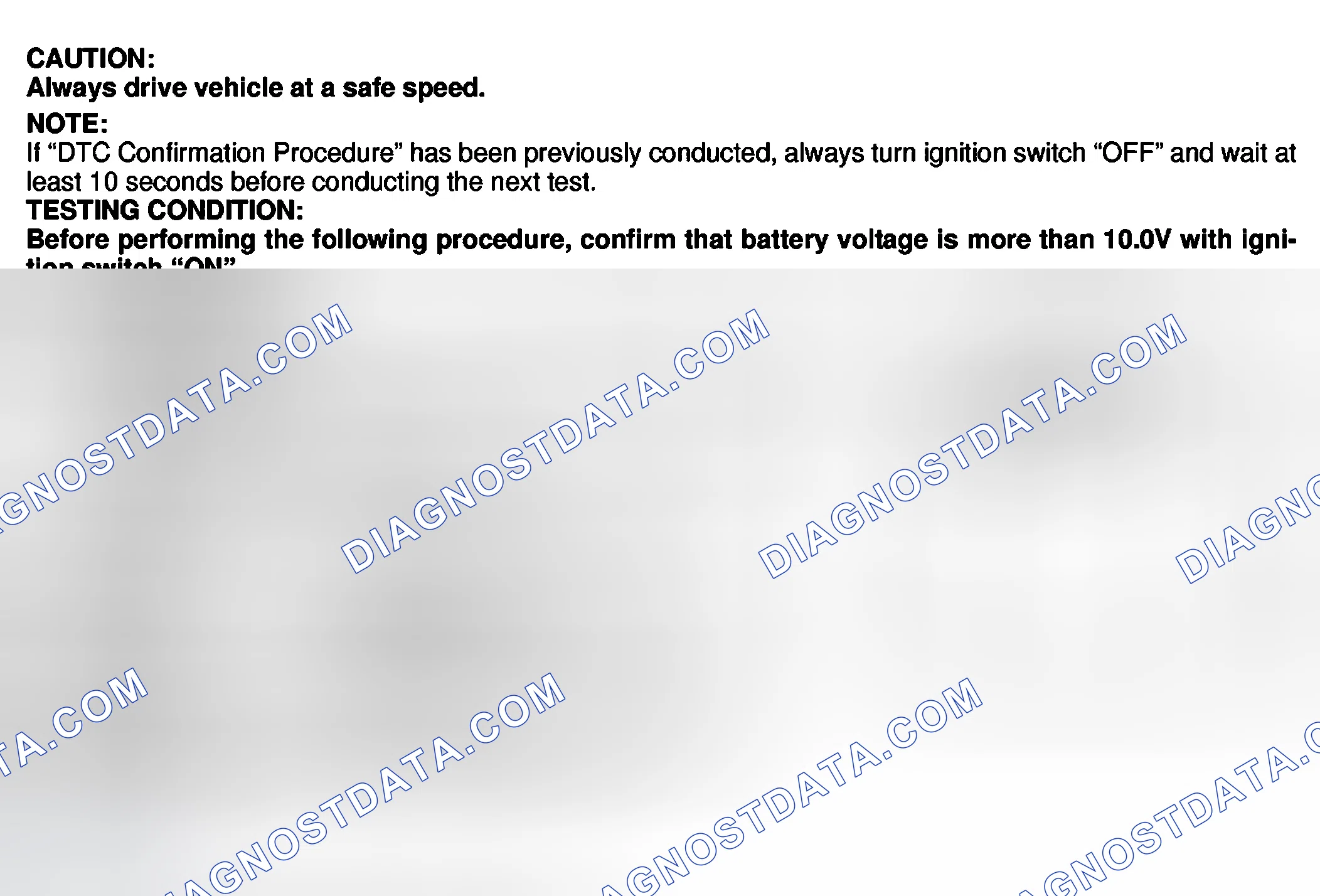 Scheme 546: DTC Confirmation Procedure