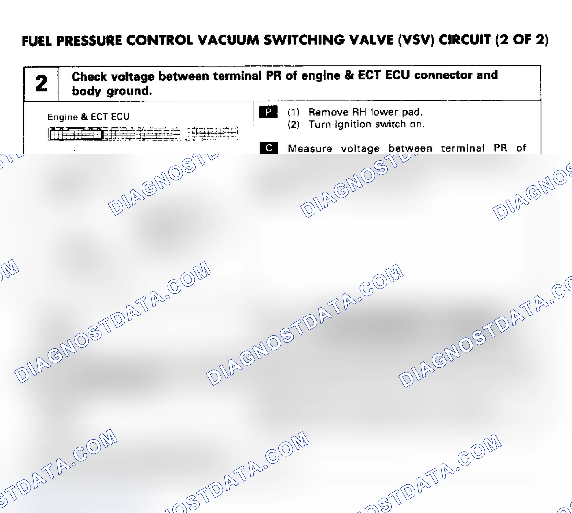 Scheme 57: Fuel Pressure Control Vacuum Sw. Valve Circuit (2 of 2)