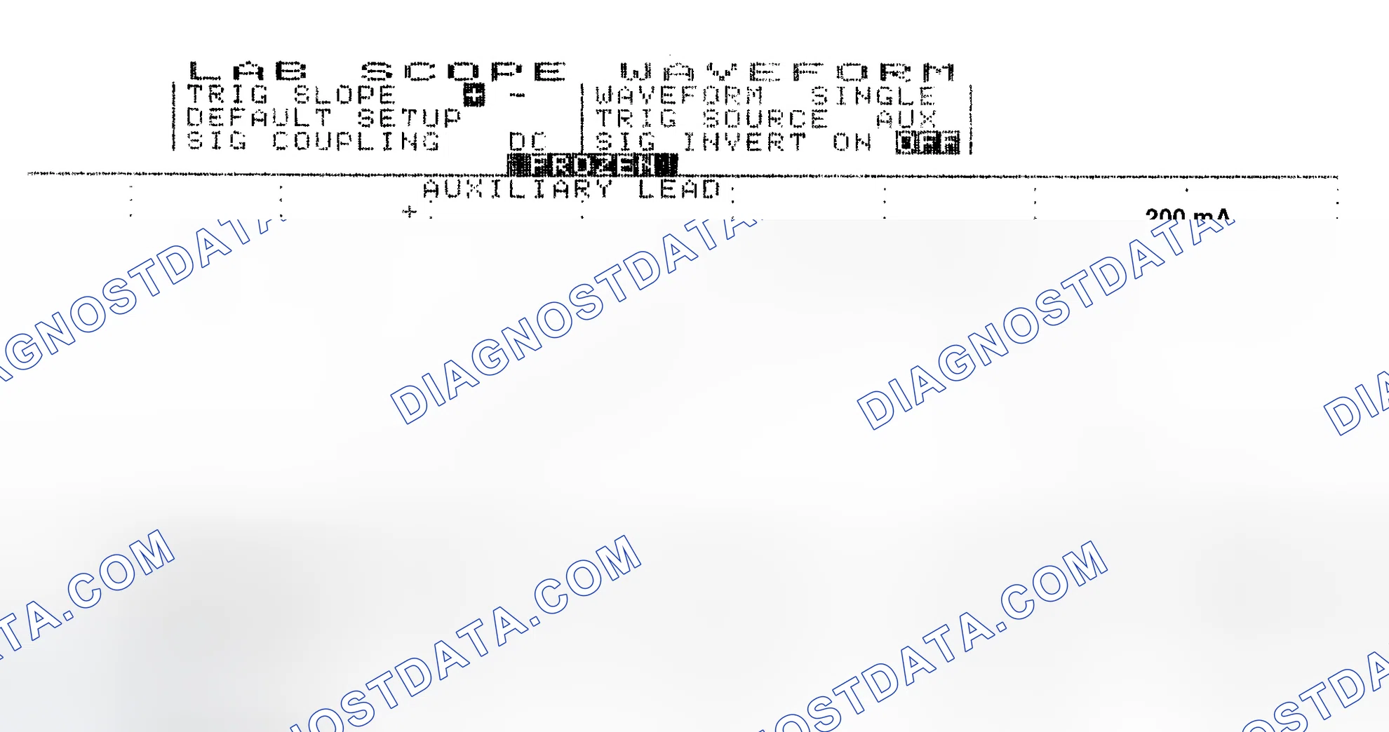 Scheme 13: Single Injector w/Normal Current Flow - Current Pattern