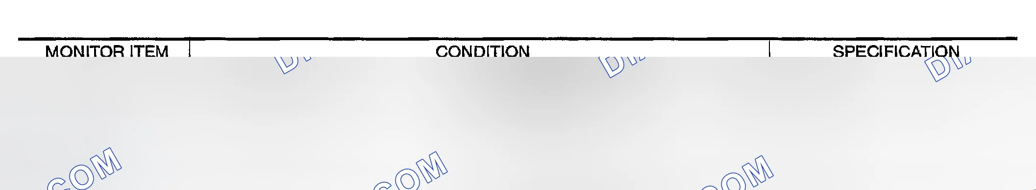 Scheme 905: CONSULT-II Reference Value in Data Monitor Mode