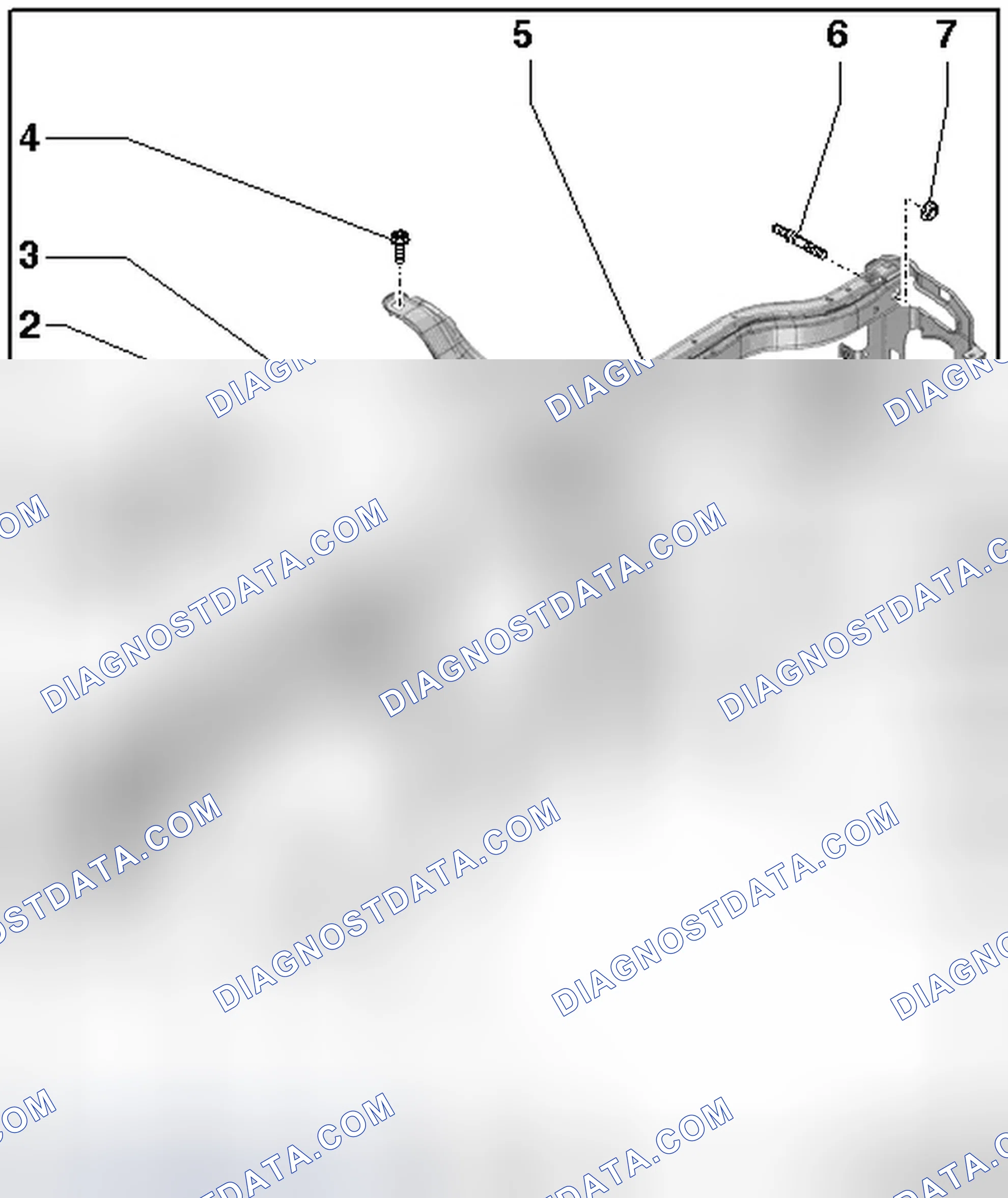 Scheme 139: INSTRUMENT PANEL CENTRAL TUBE ASSEMBLY OVERVIEW