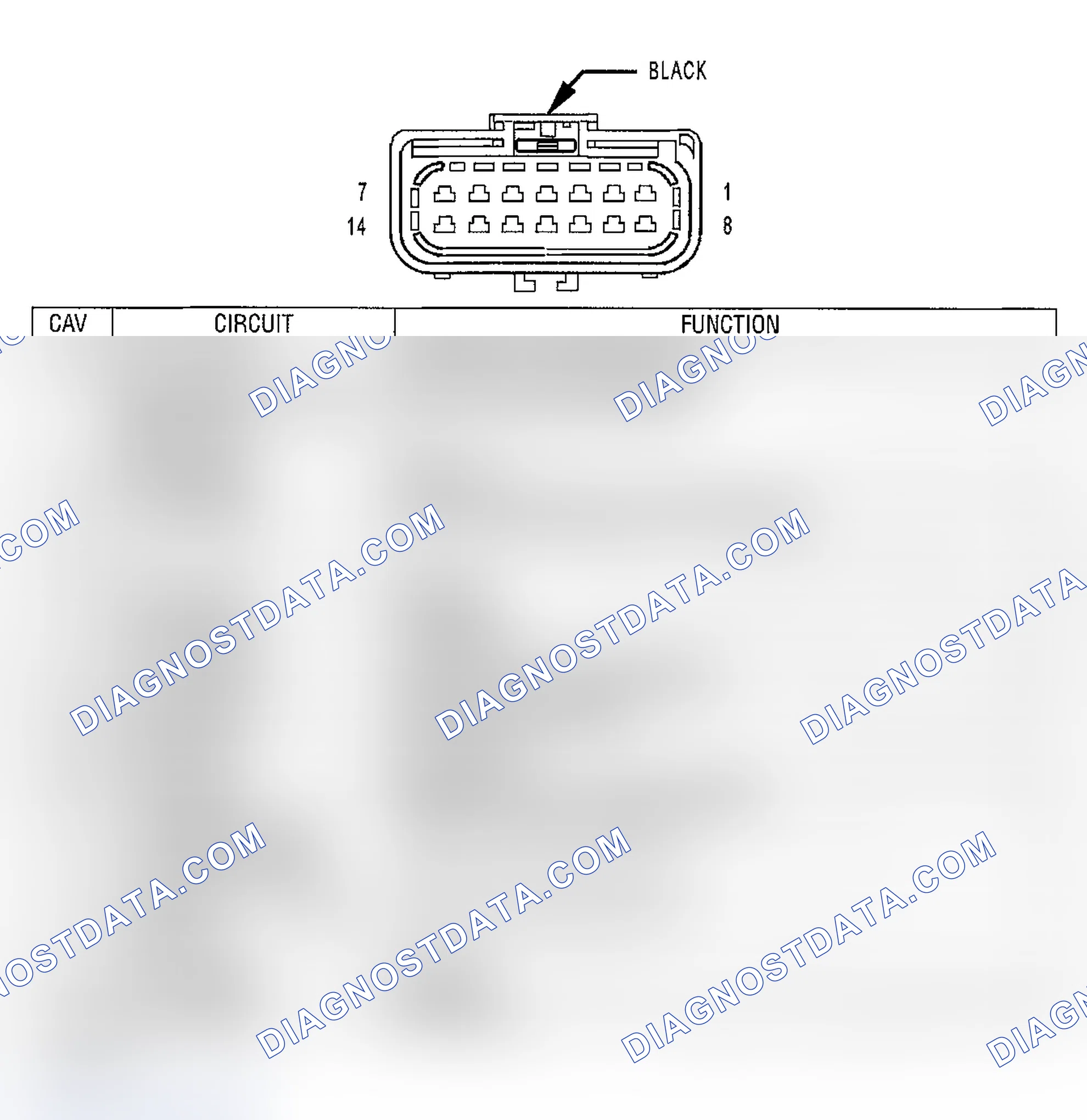 Scheme 326: CONTROLLER ANTI-LOCK BRAKE CONNECTOR END VIEW