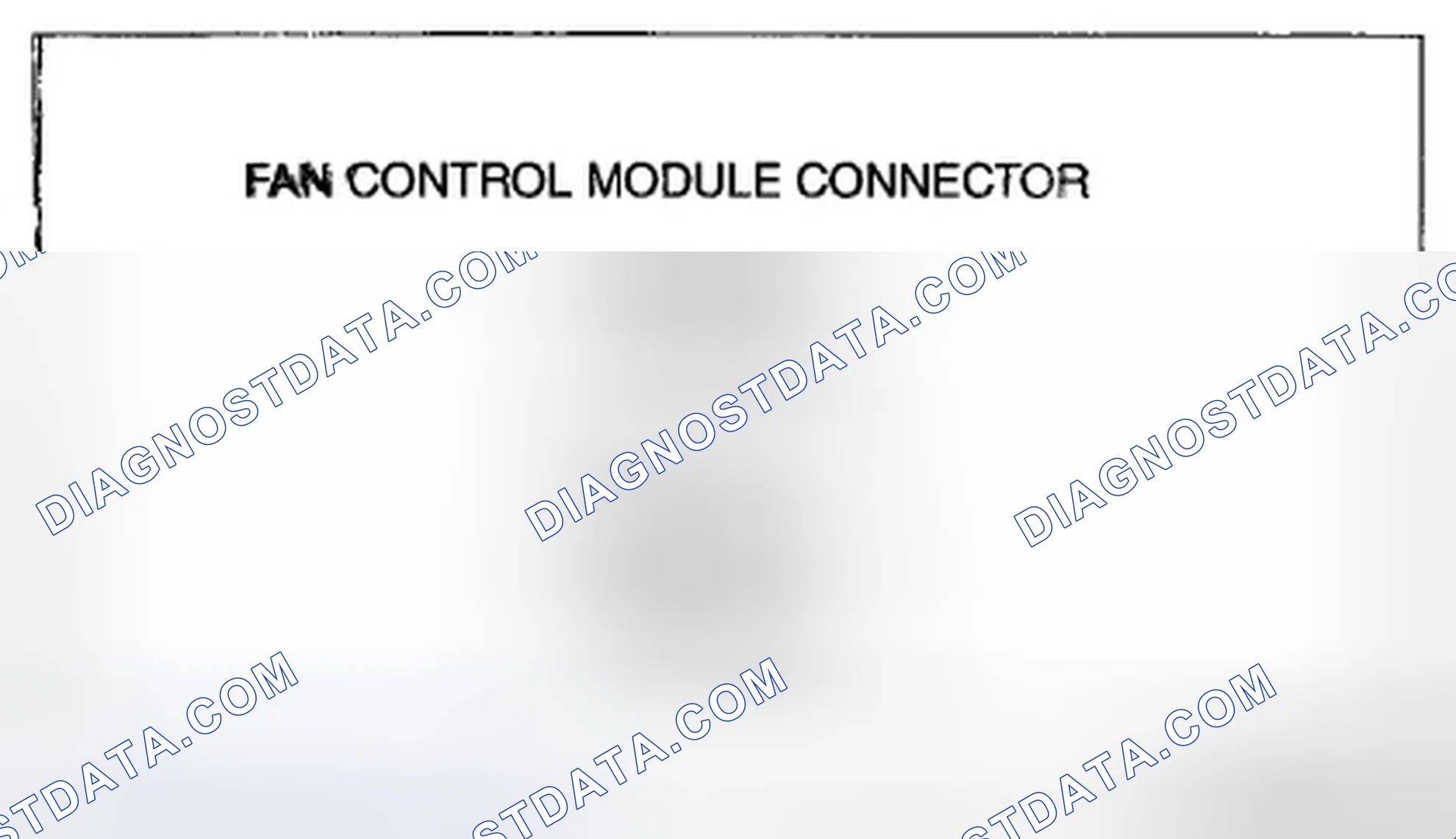 Scheme 46: FAN CONTROL MODULE INSPECTION [MZI 3.7 V6]