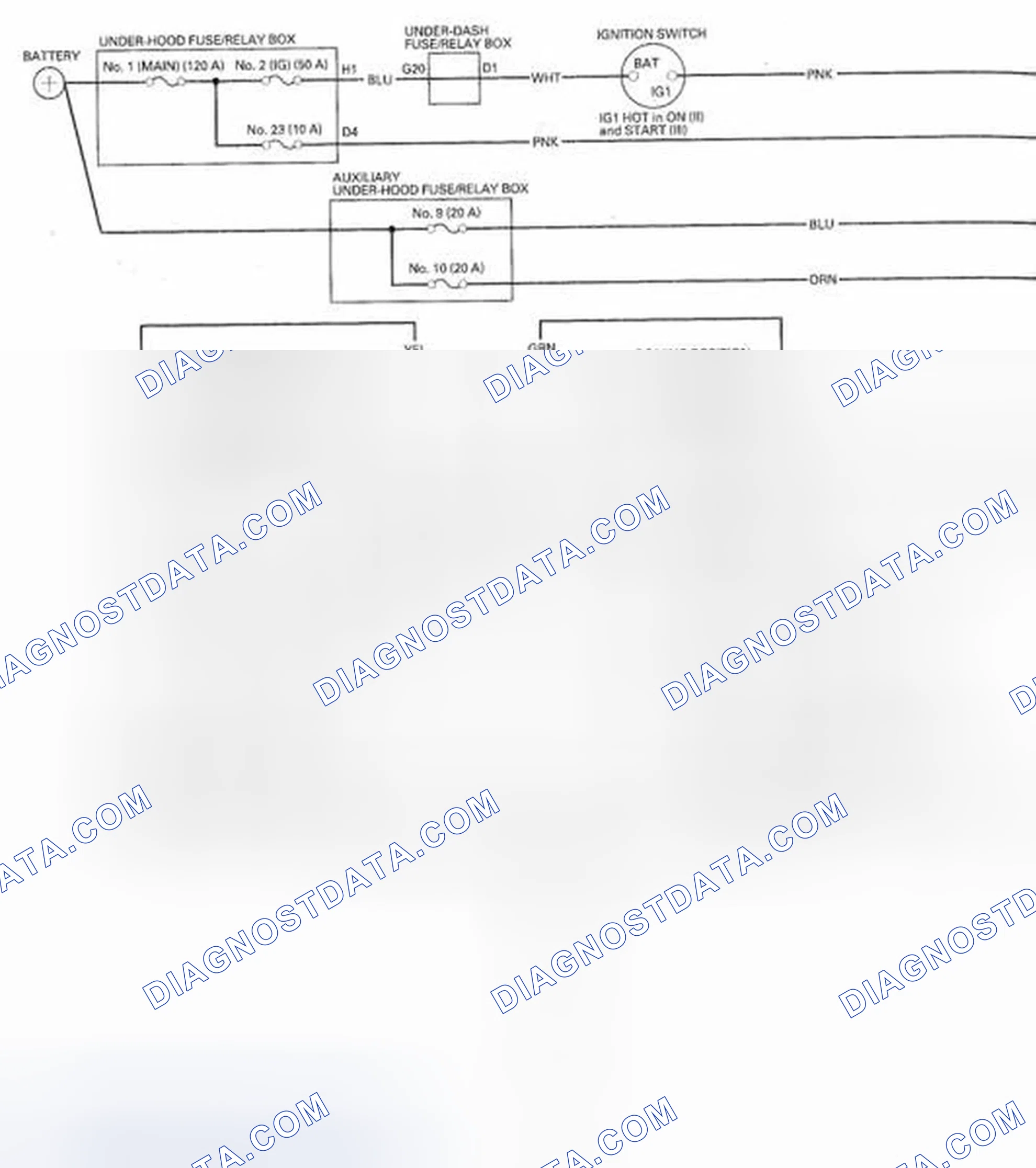 Scheme 3: Circuit Diagram - Power Seat