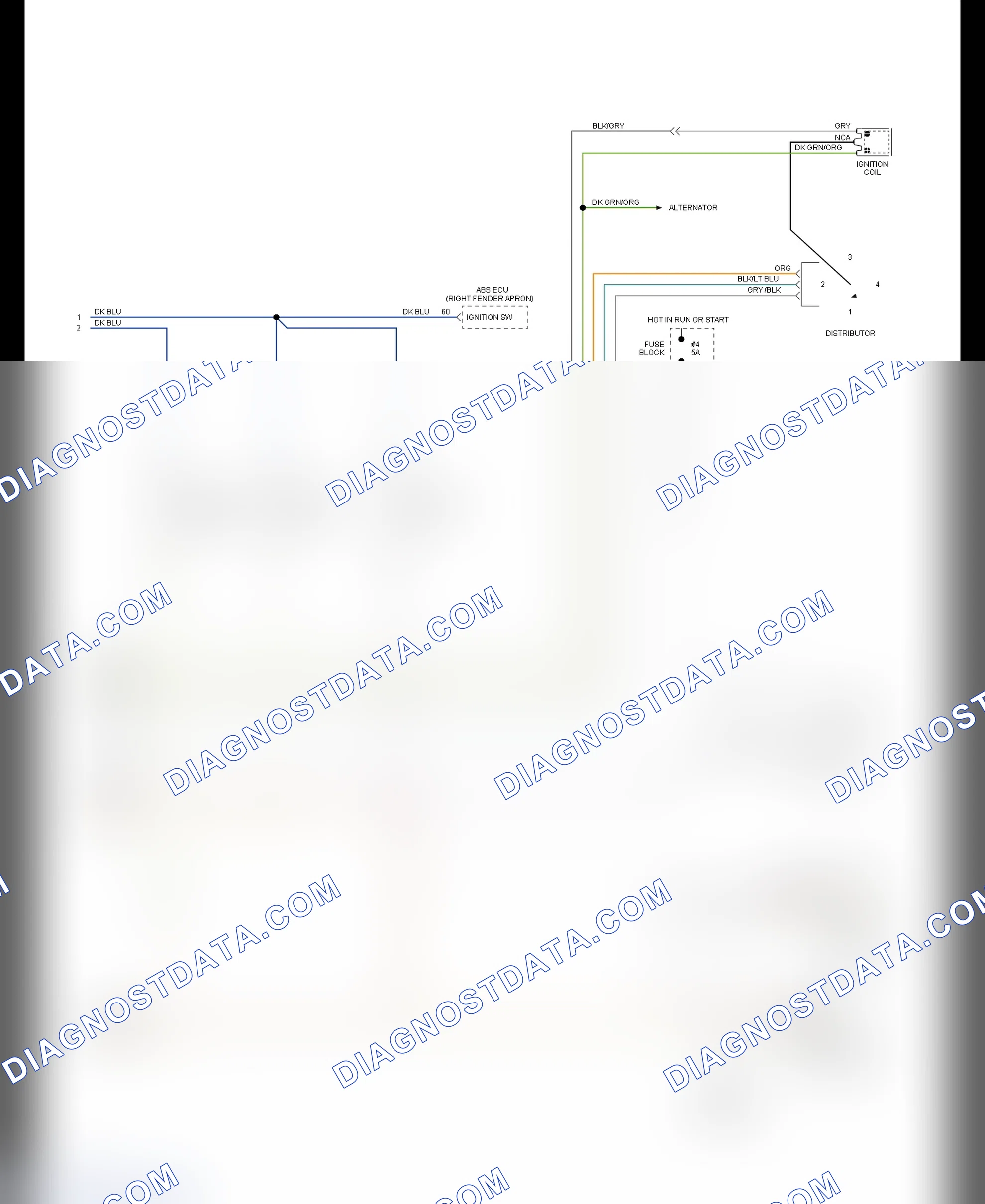 Scheme 21: PCM Wiring Diagram Shadow & Sundance 2.2L & 2.5L - (2 Of 2)