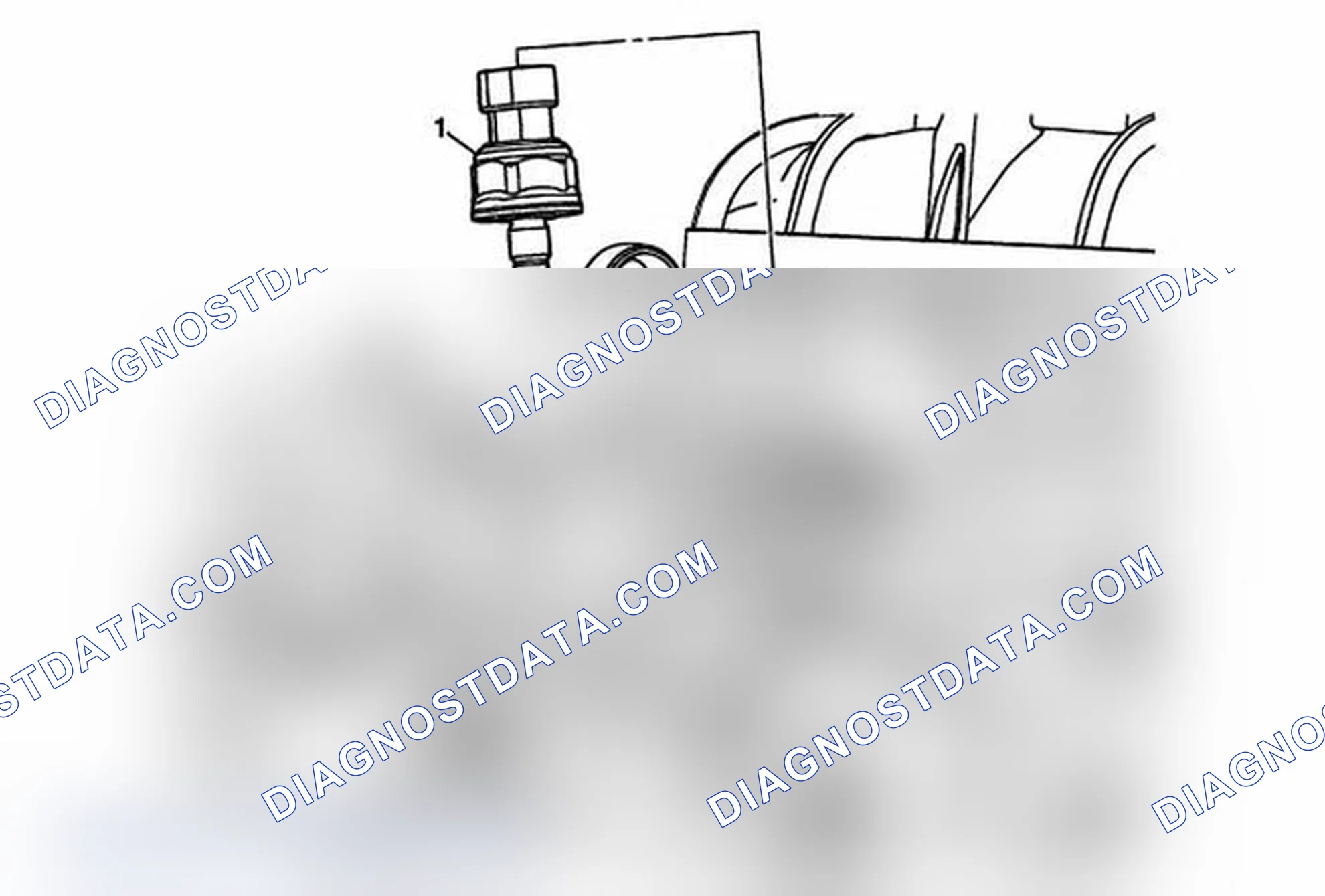 Scheme 22: Fuel Pressure Sensor Replacement - Fuel Injection Fuel Rail